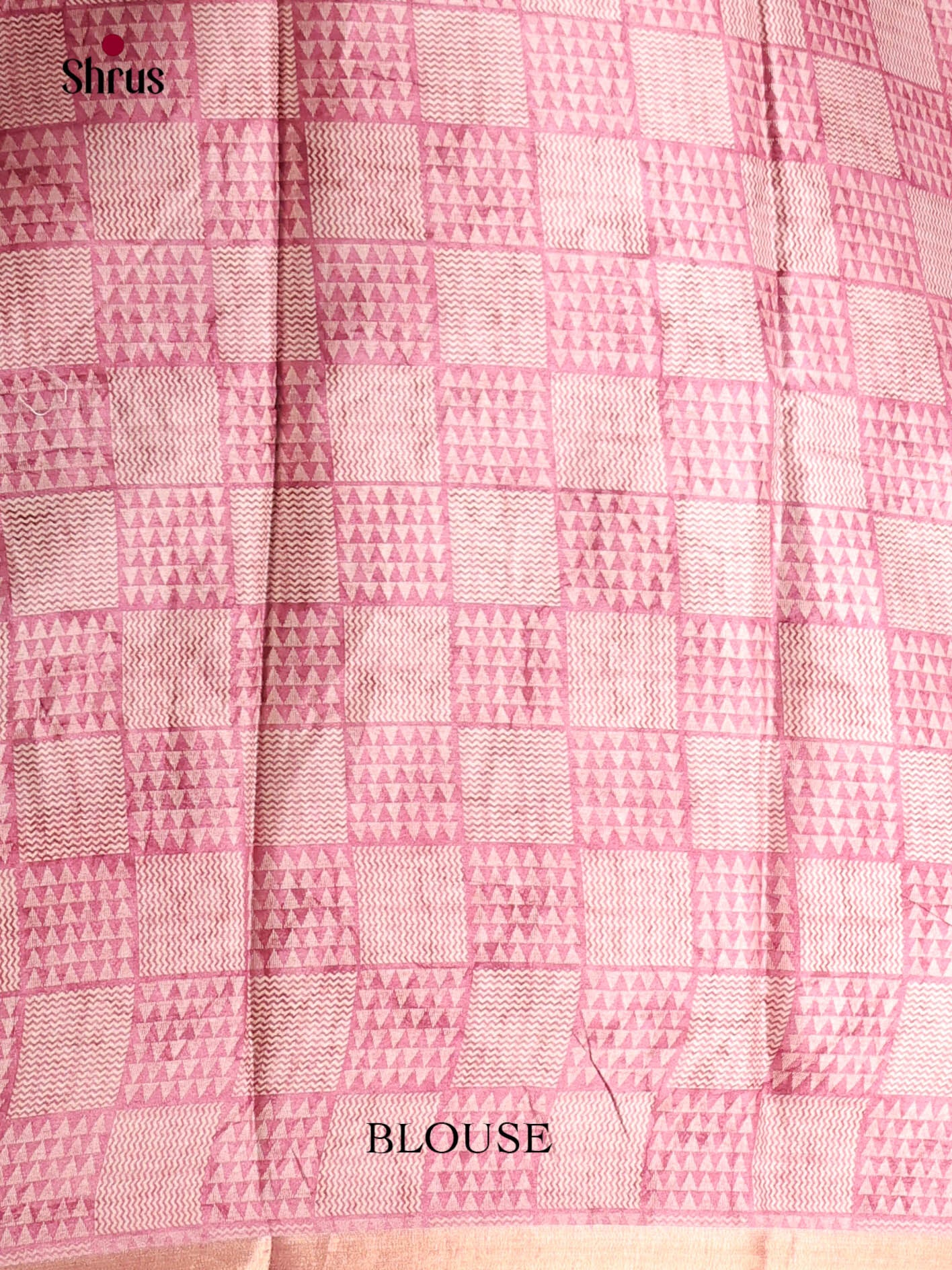 Blue & Pink - Art Modal Saree