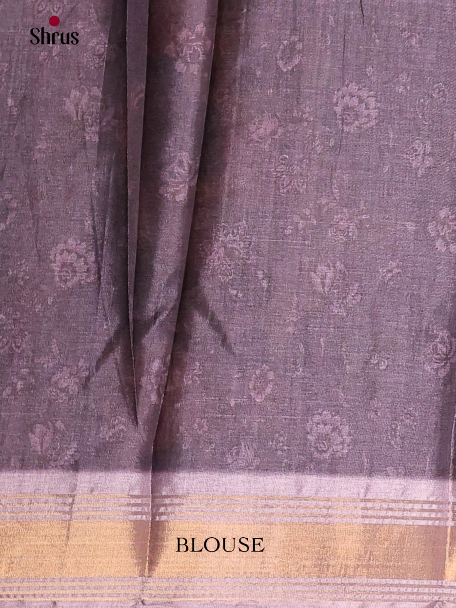 Dark Lavender - Art Modal Saree - Shop on Shrus.com