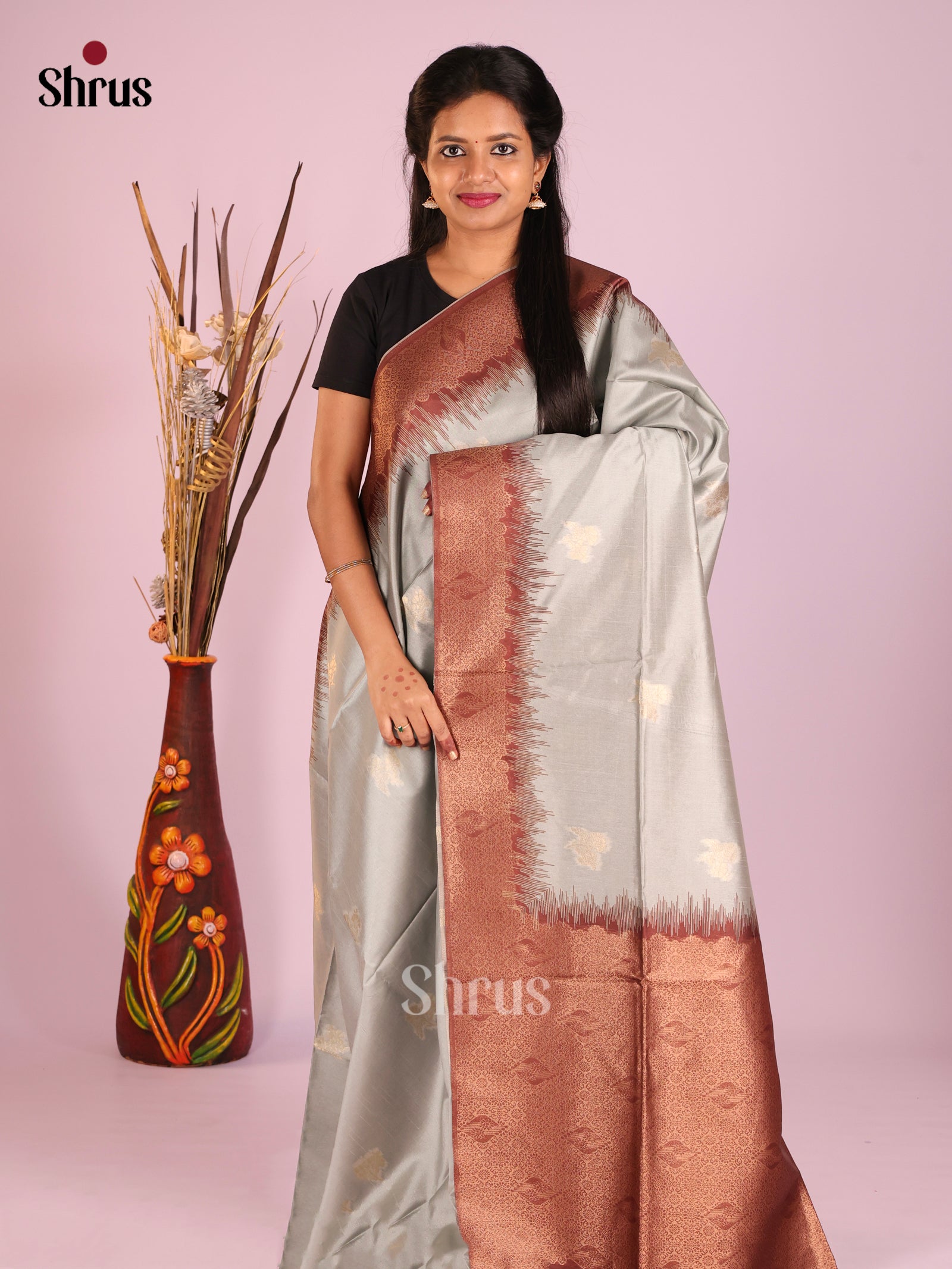 DIS08690 - Semi Tussar Saree