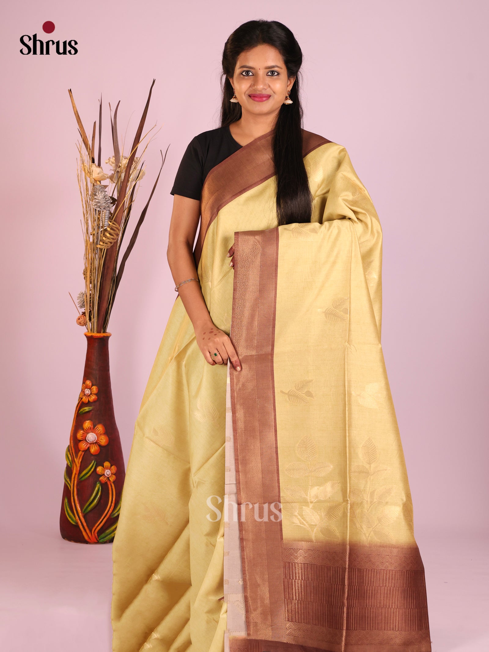 DIS08697 - Semi Tussar Saree