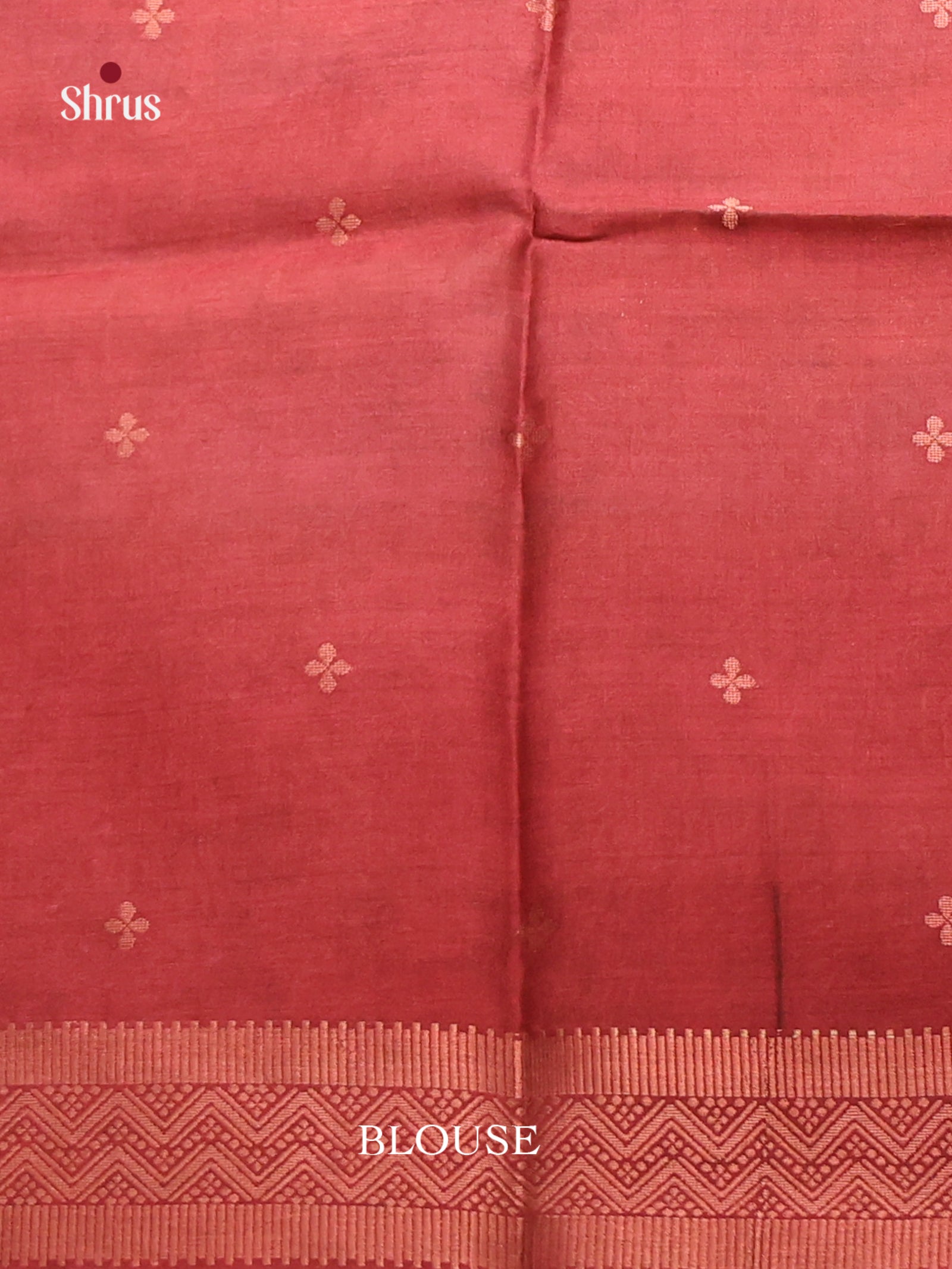 Teal Green & Red- Semi Tussar Saree