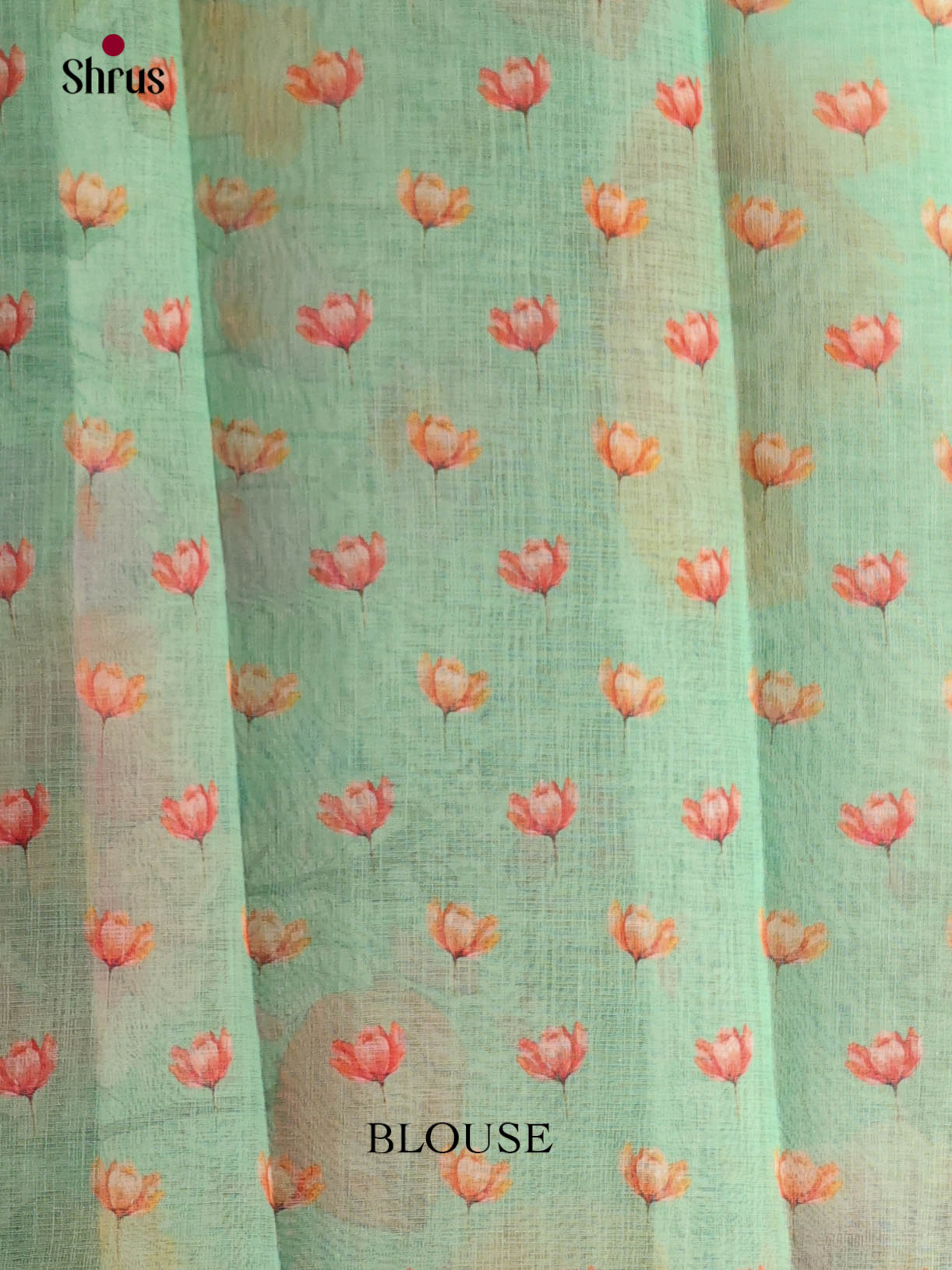 Pastel Green - Linen Cotton Saree