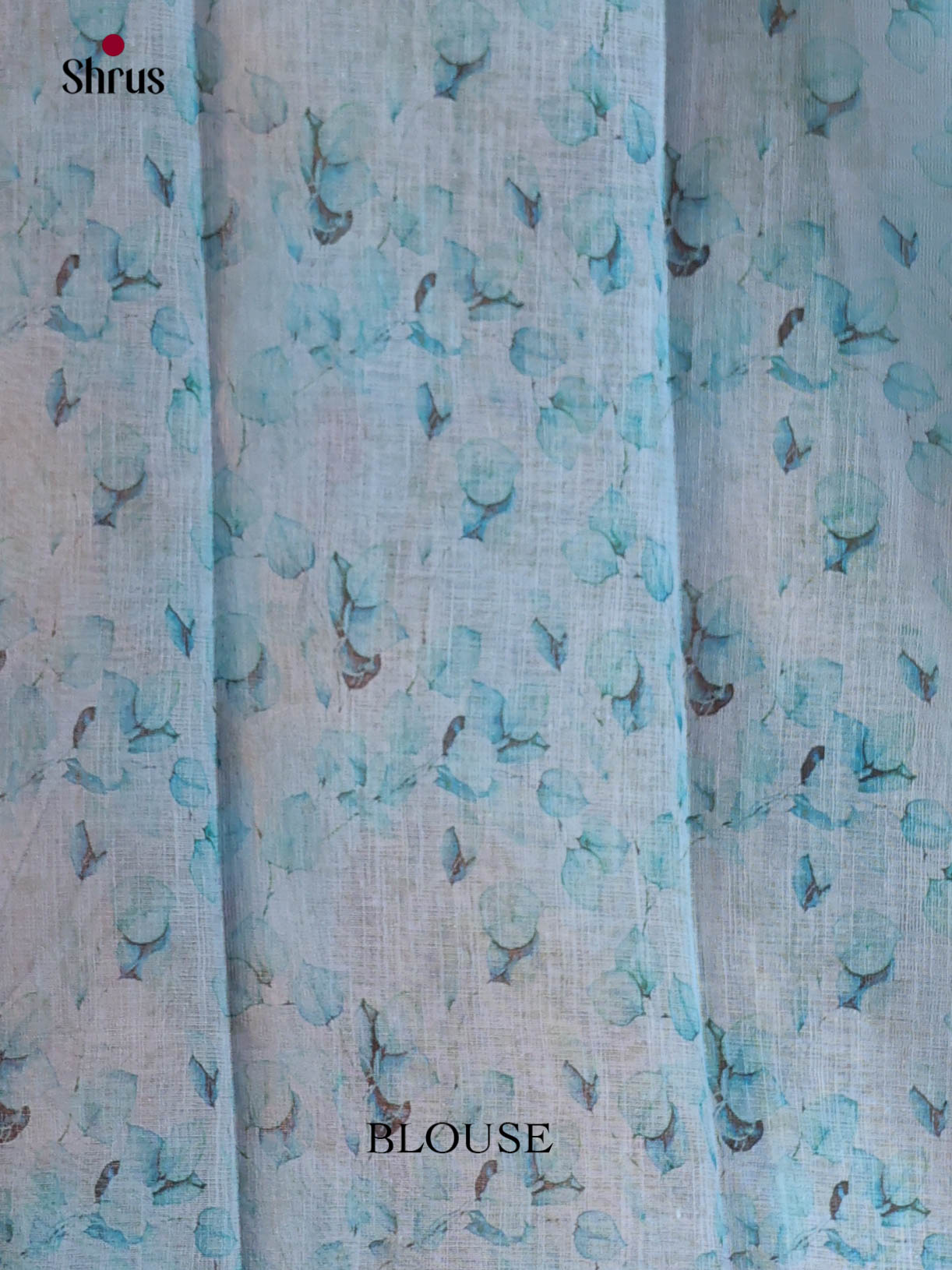 Blue - Linen Cotton Saree