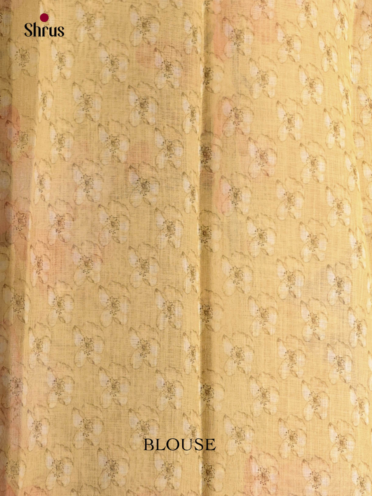 Pastel Yellow - Linen Cotton Saree