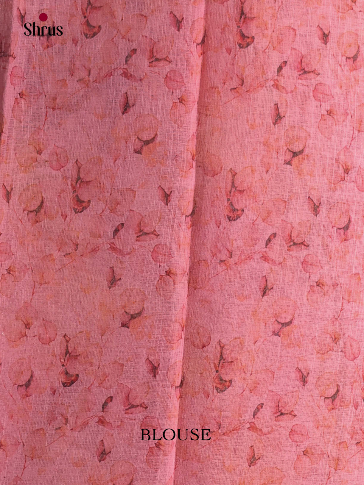 Pink - Linen Cotton Saree