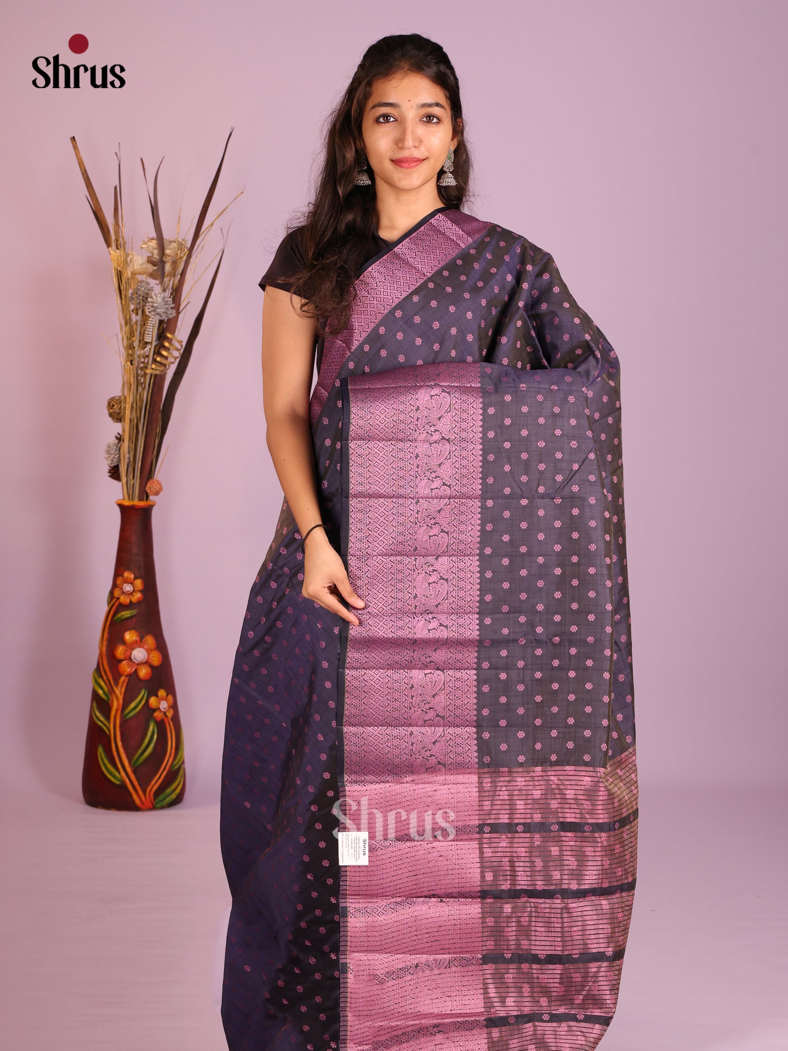 DIS09535 - Semi Rawsilk Saree