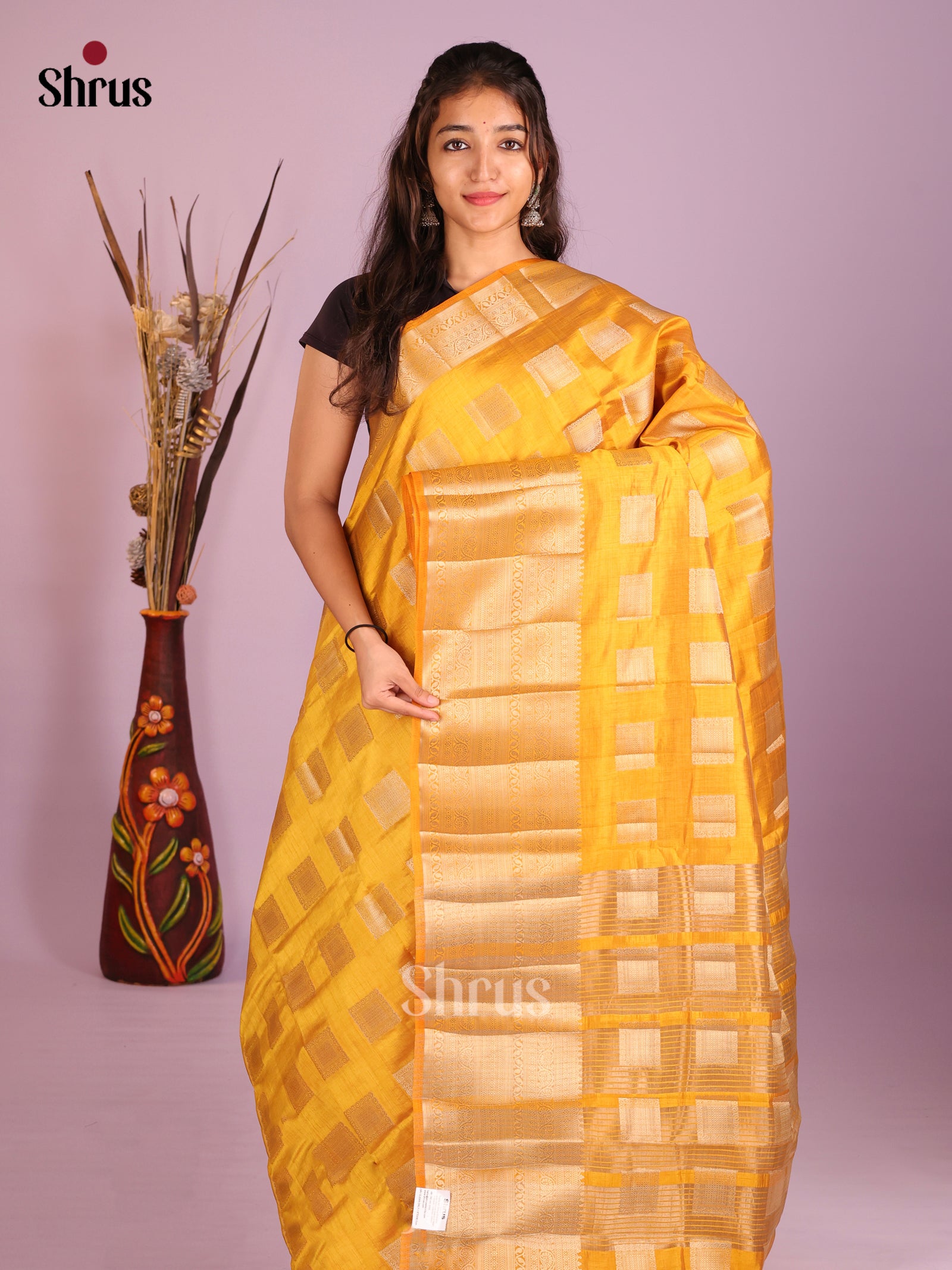 DIS09544 - Semi Rawsilk Saree