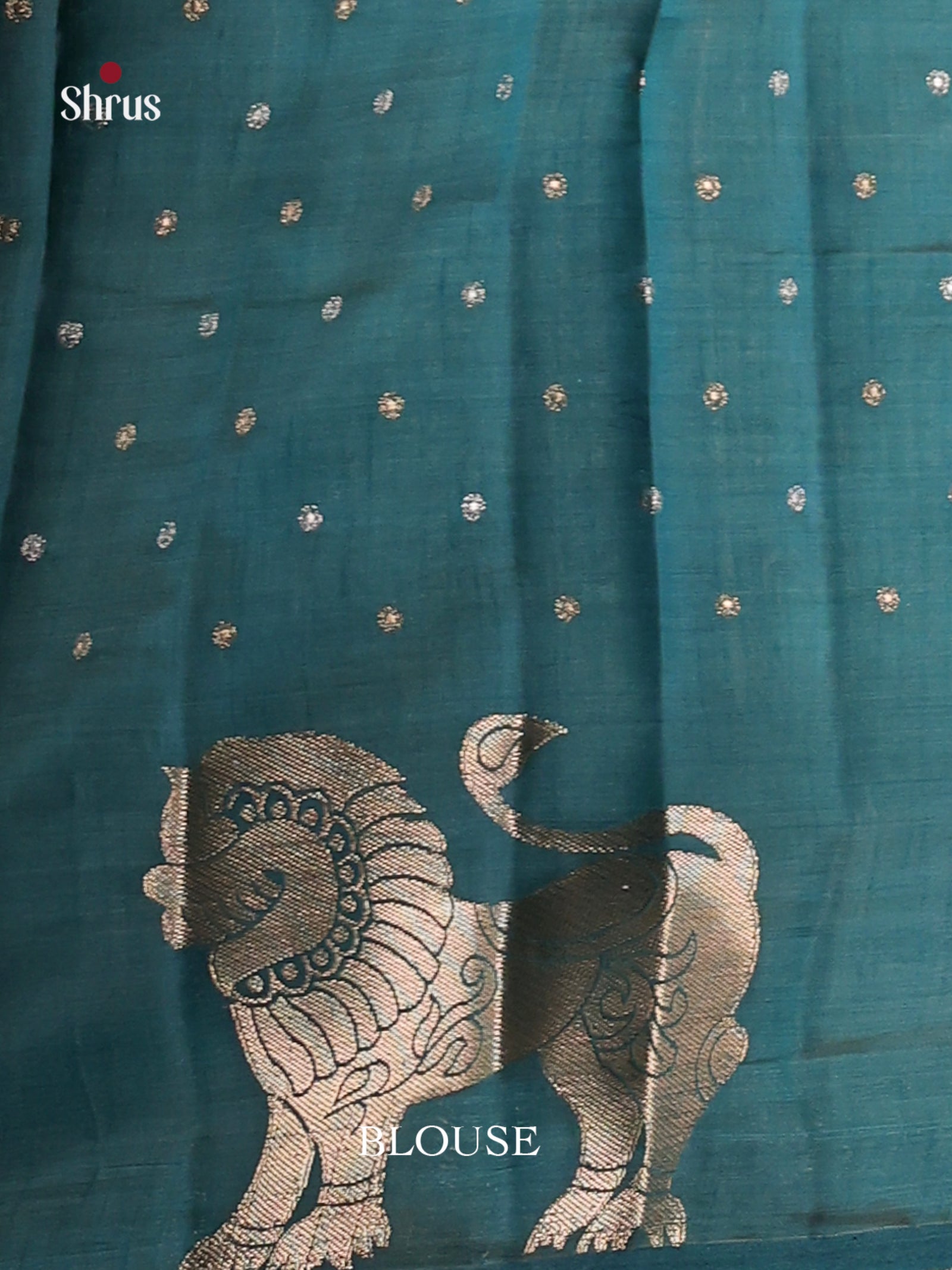 Blue - Semi Rawsilk Saree