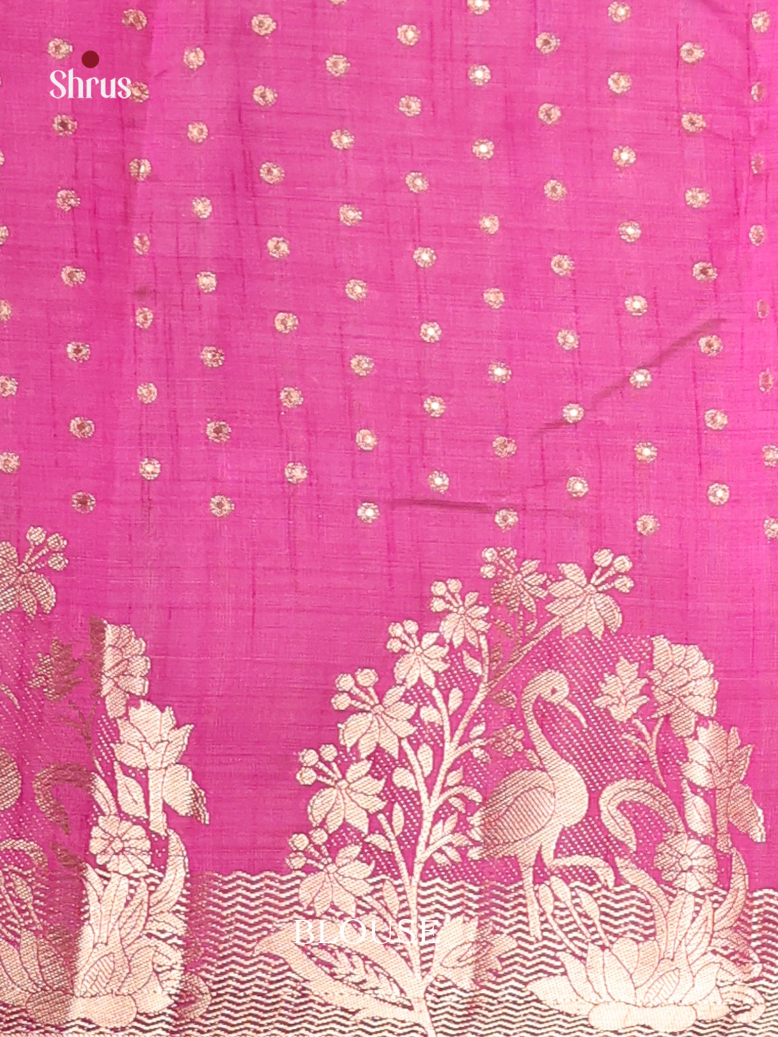 Purple - Semi Rawsilk Saree