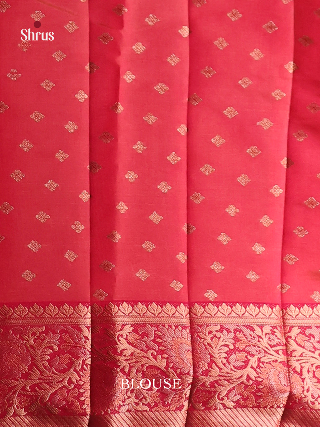 Pink - Semi Rawsilk Saree