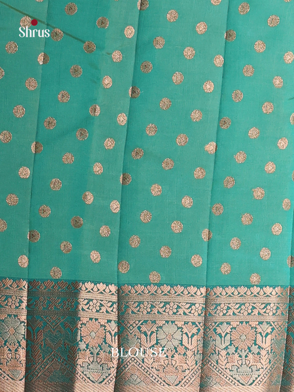 Green - Semi Rawsilk Saree