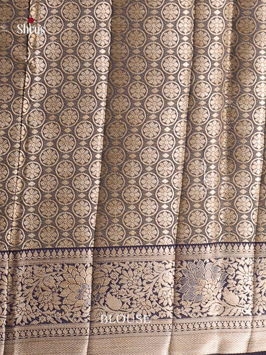 Blue - Semi Rawsilk Saree