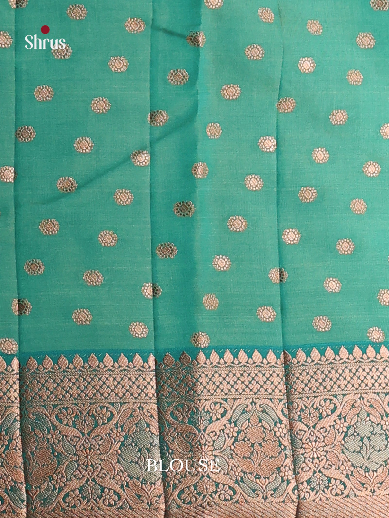 Green - Semi Rawsilk Saree