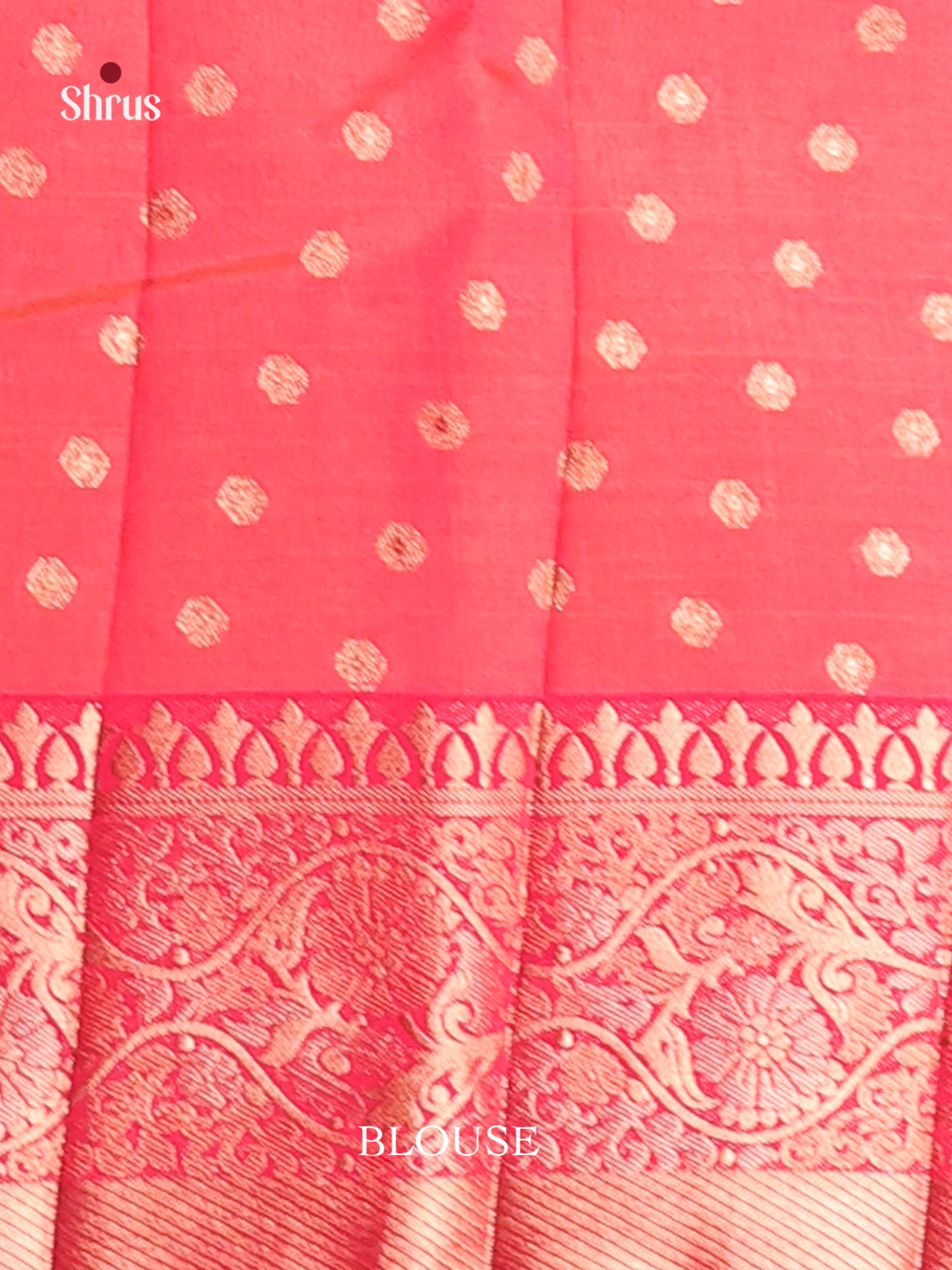 Pink - Semi Rawsilk Saree