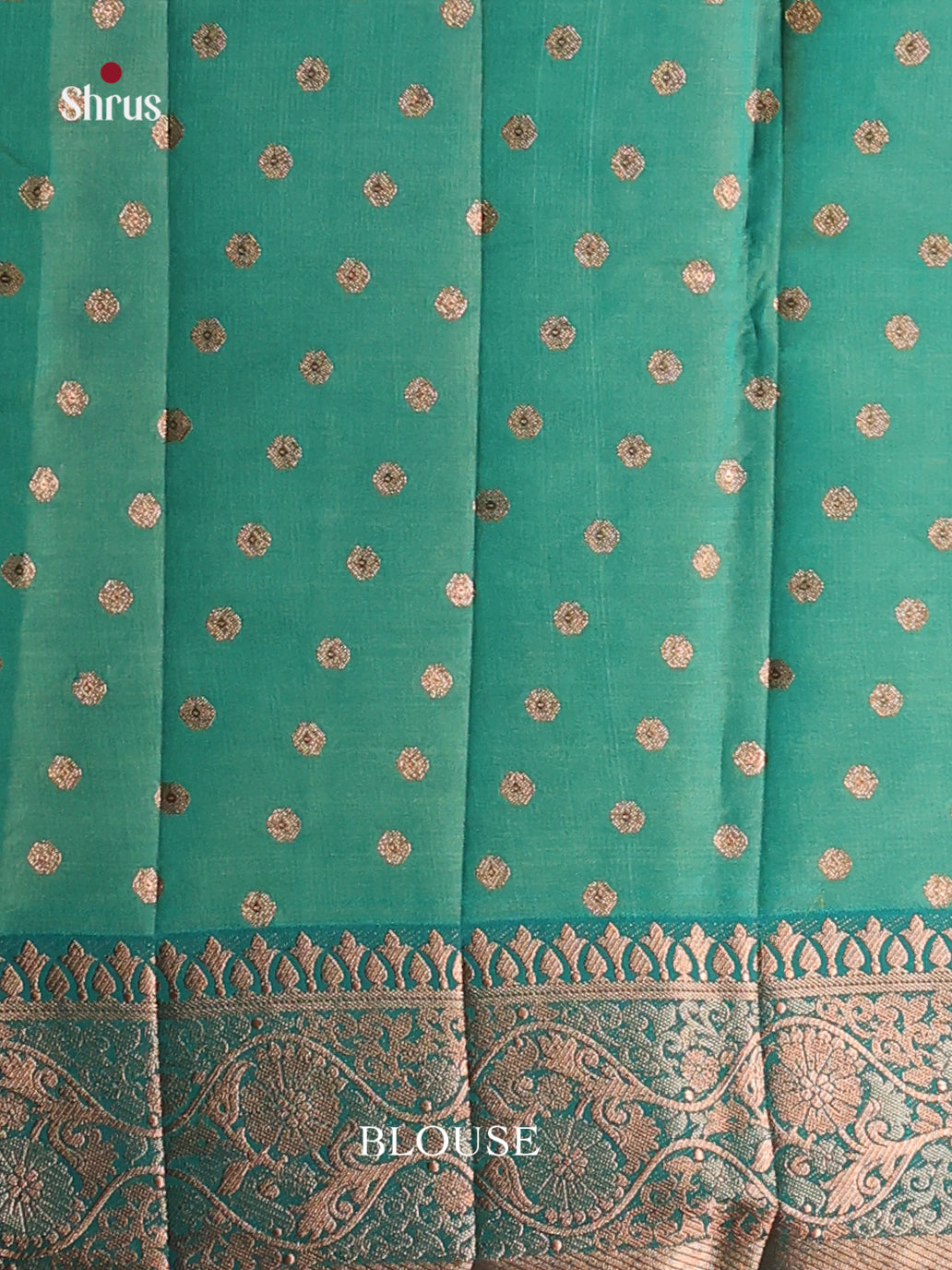 Green - Semi Rawsilk Saree