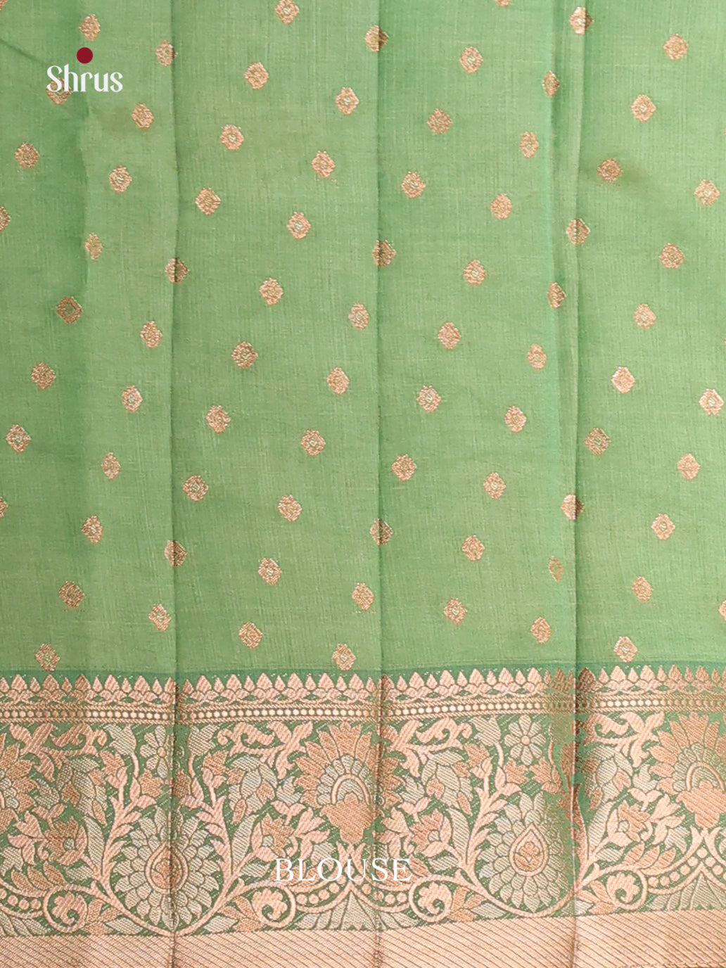 Pastel Green - Semi Rawsilk Saree