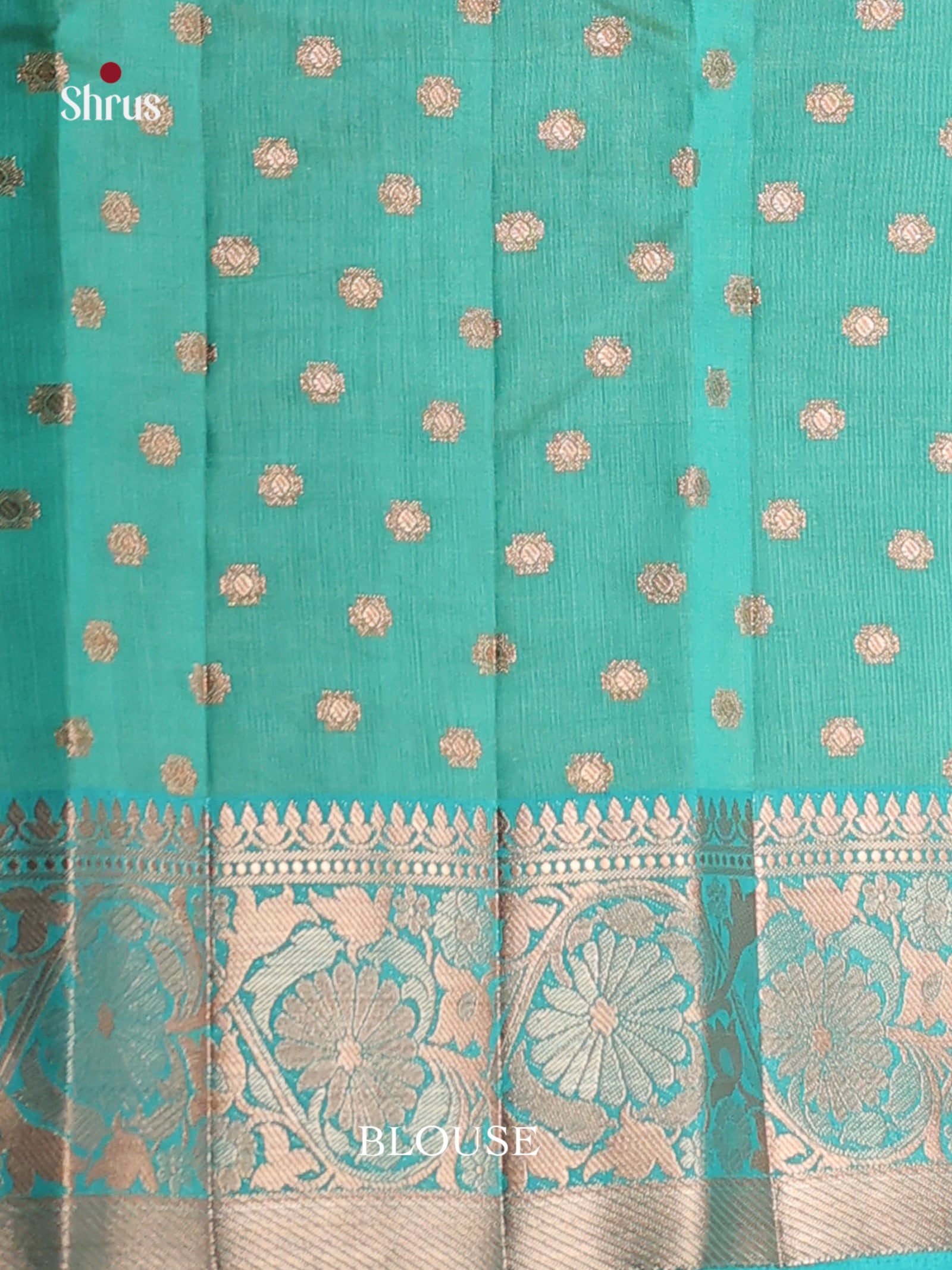 Green - Semi Rawsilk Saree