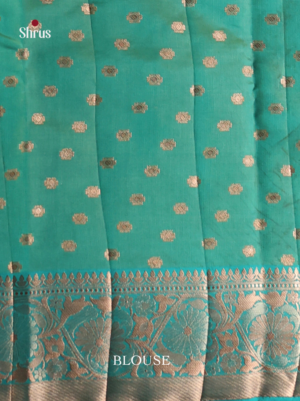 Green - Semi Rawsilk Saree