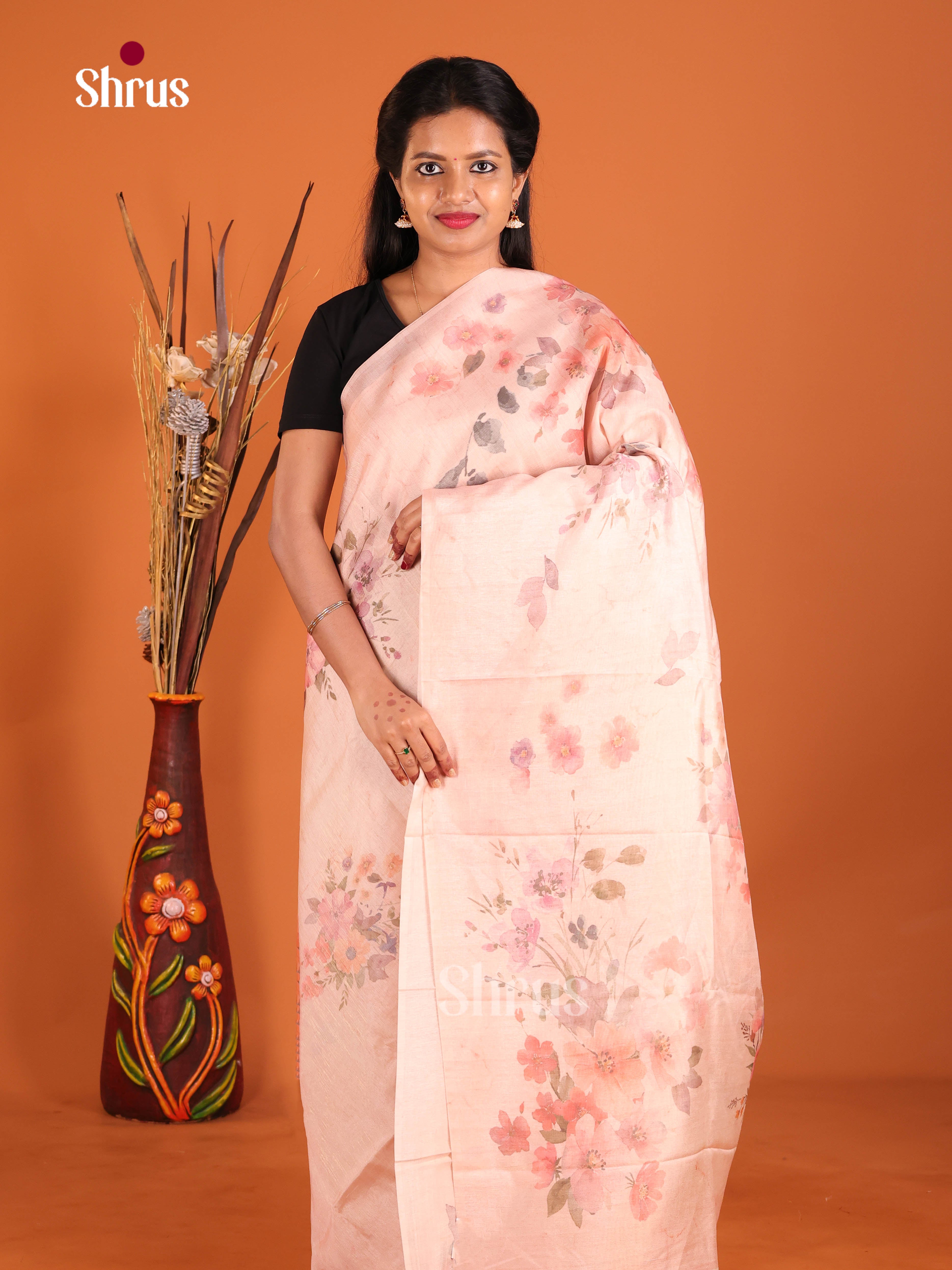 DIS09792 - Butter silk Saree