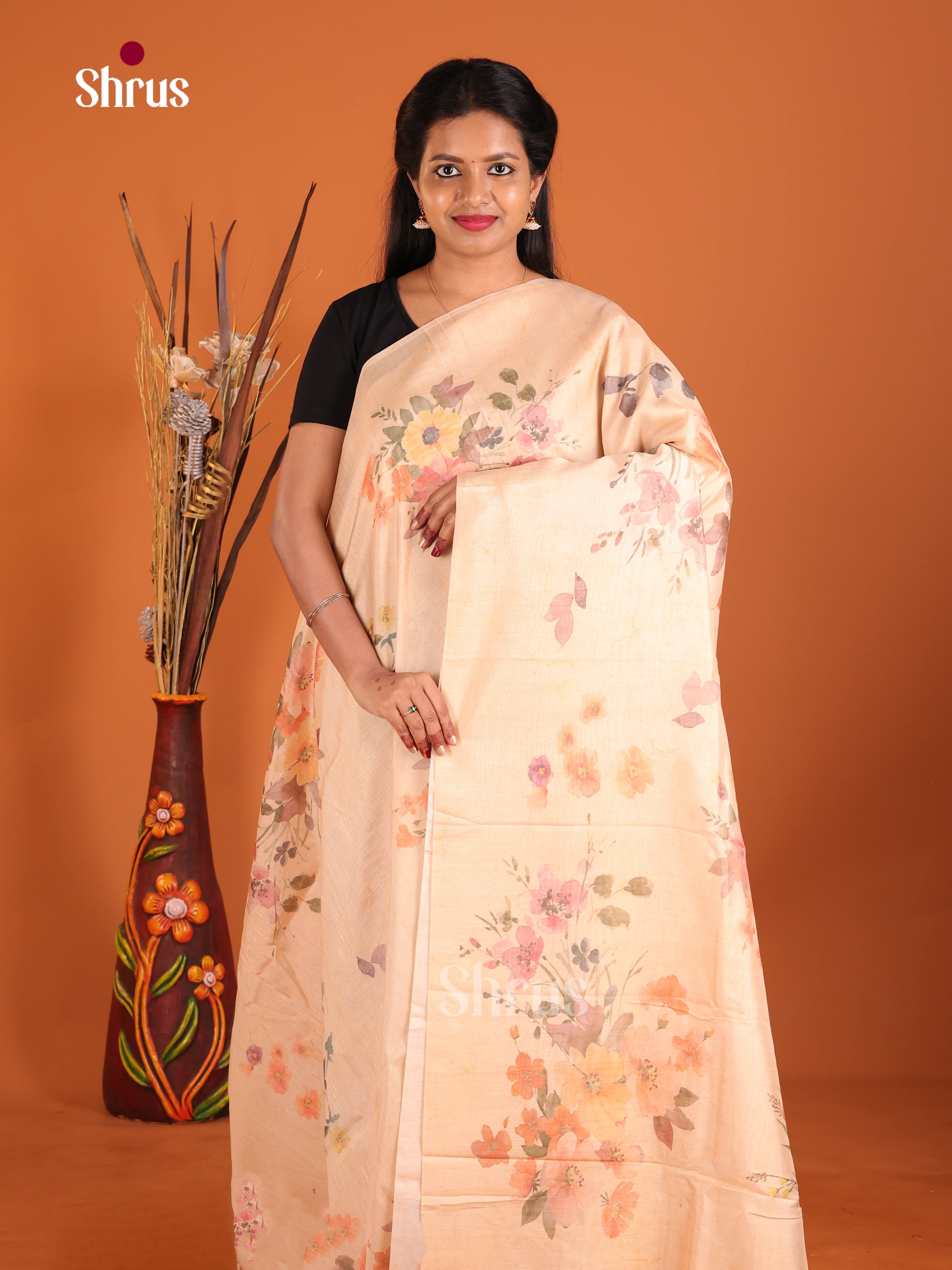 DIS09793 - Butter silk Saree