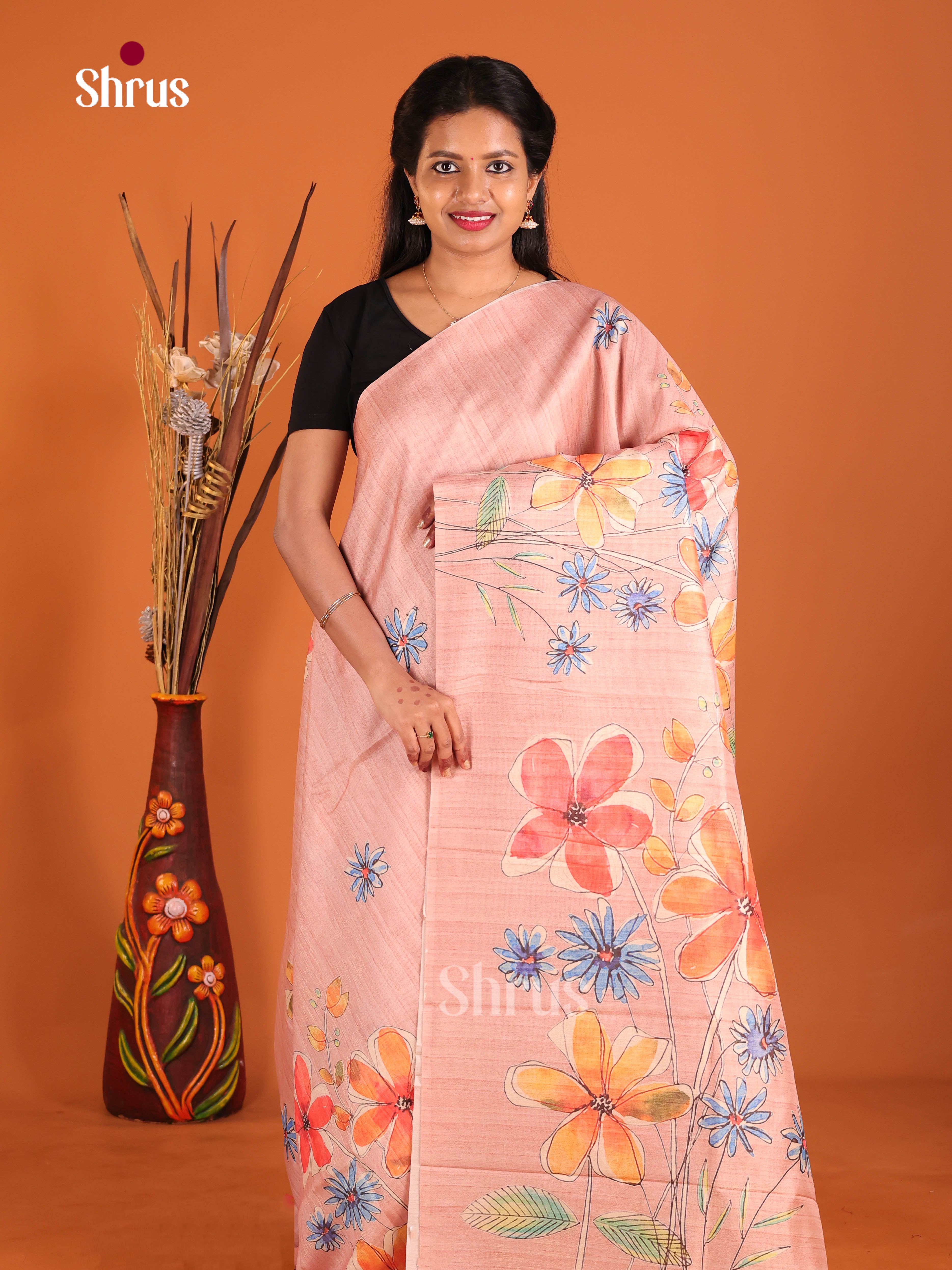 DIS09796 - Butter silk Saree