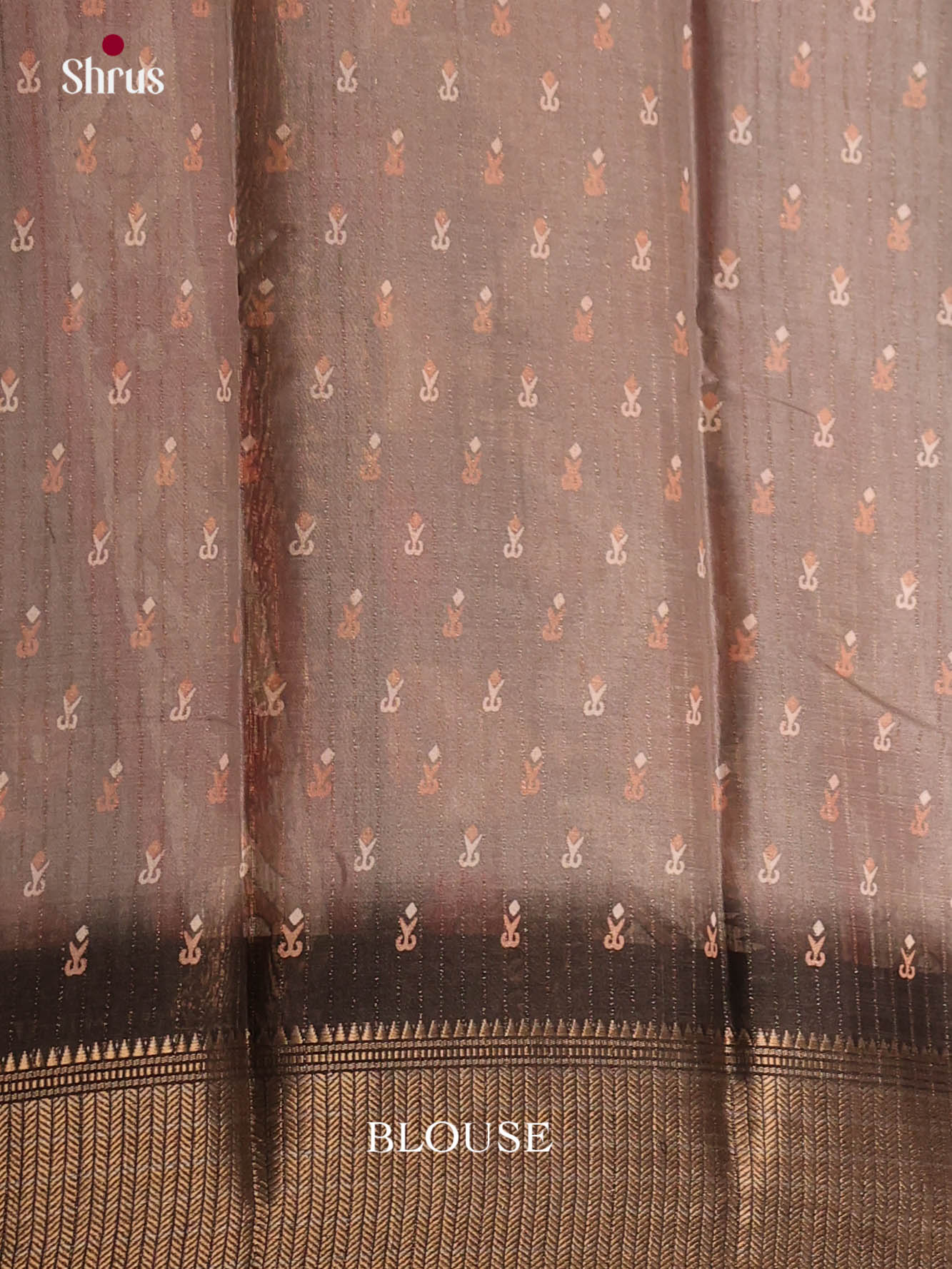 Grey - Semi Crepe Saree - Shop on Shrus.com