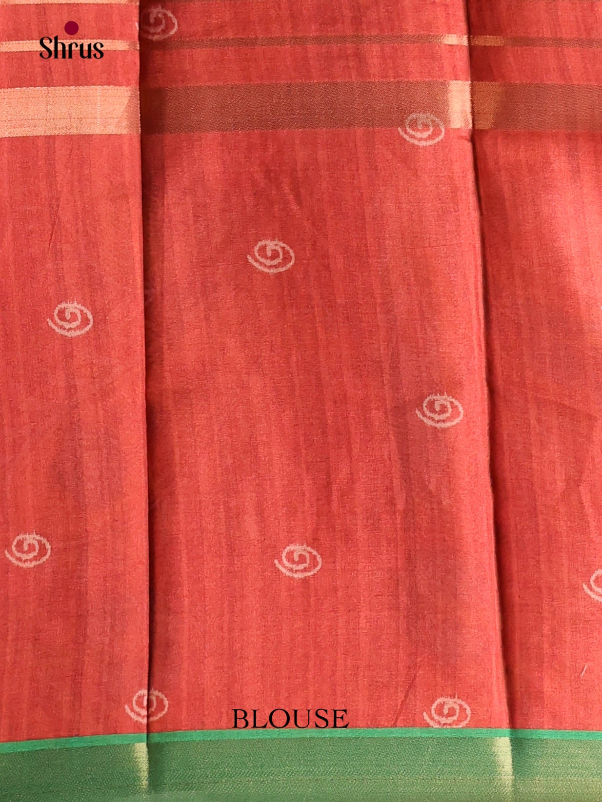 Red & Green - Semi matka Saree