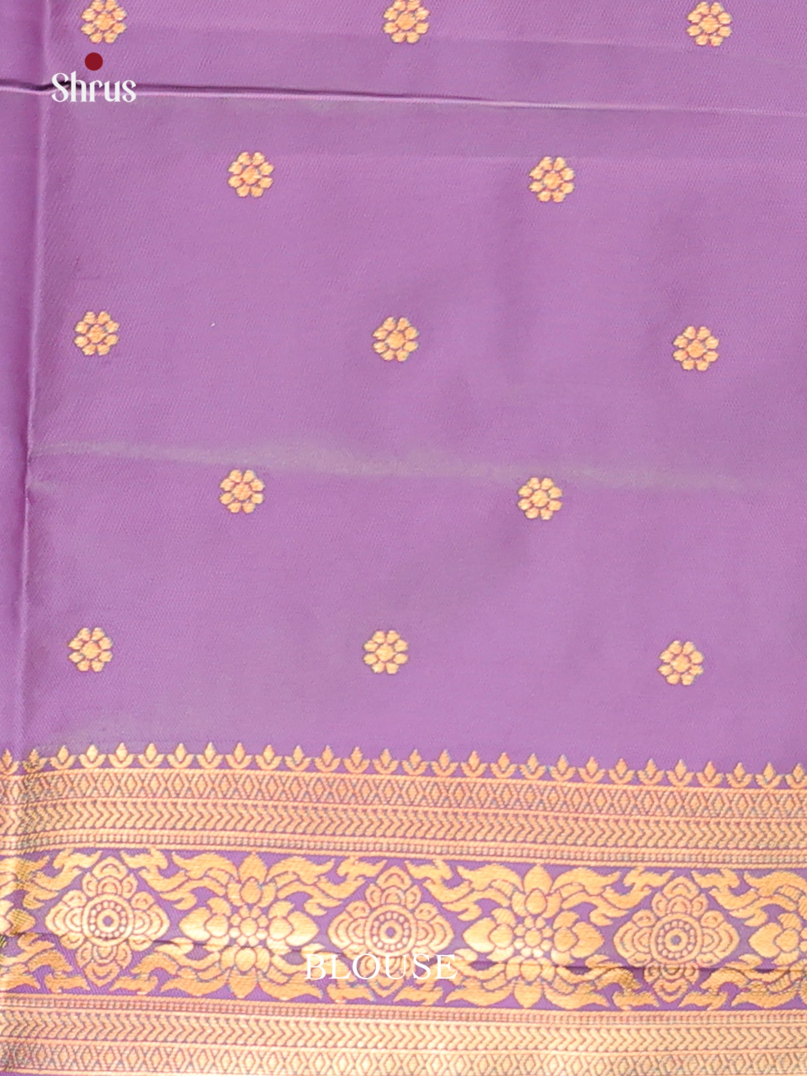 Green & Purple - Semi Softsilk Saree