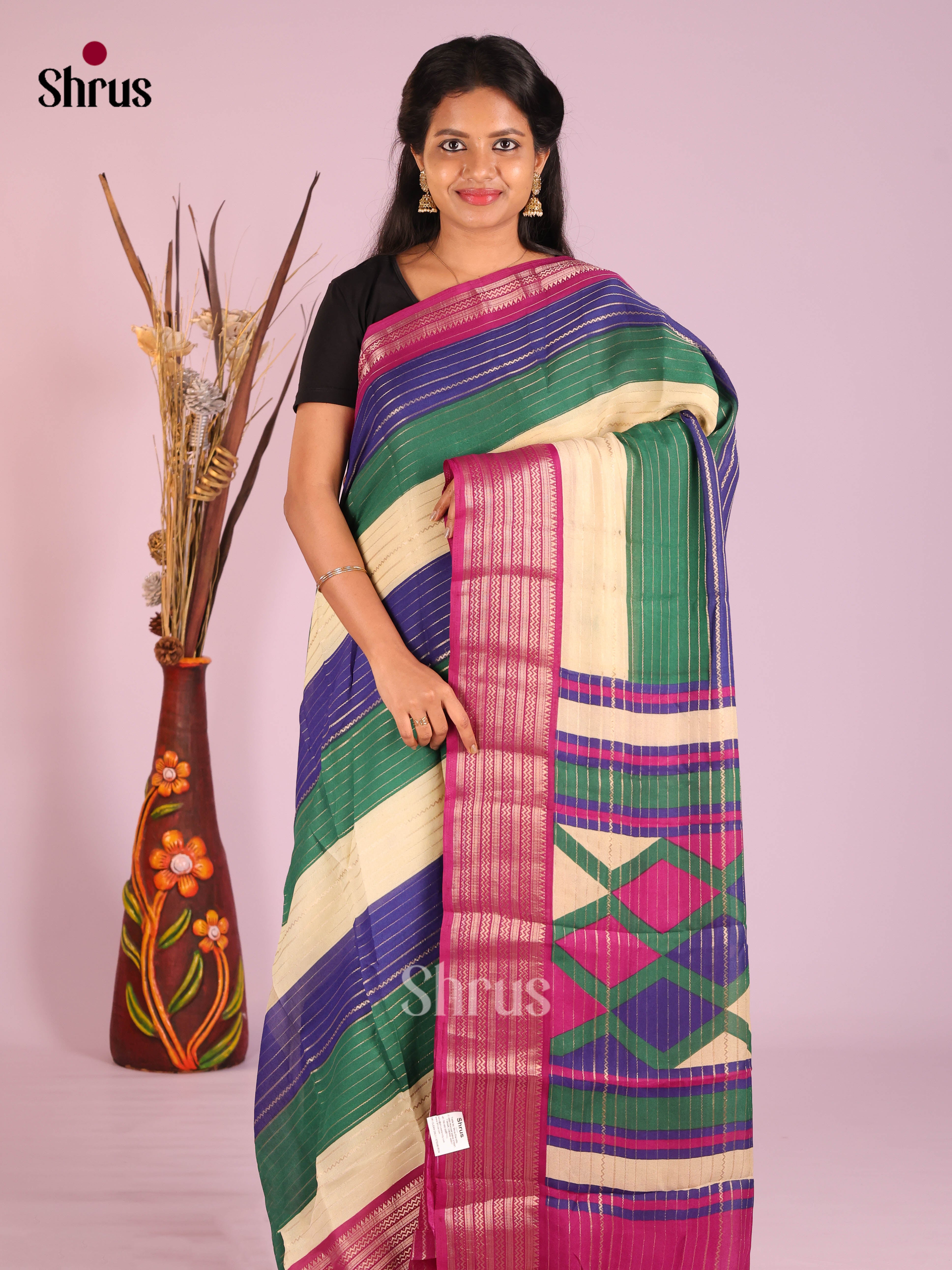 DIS10020 - Semi Mysoresilk Saree