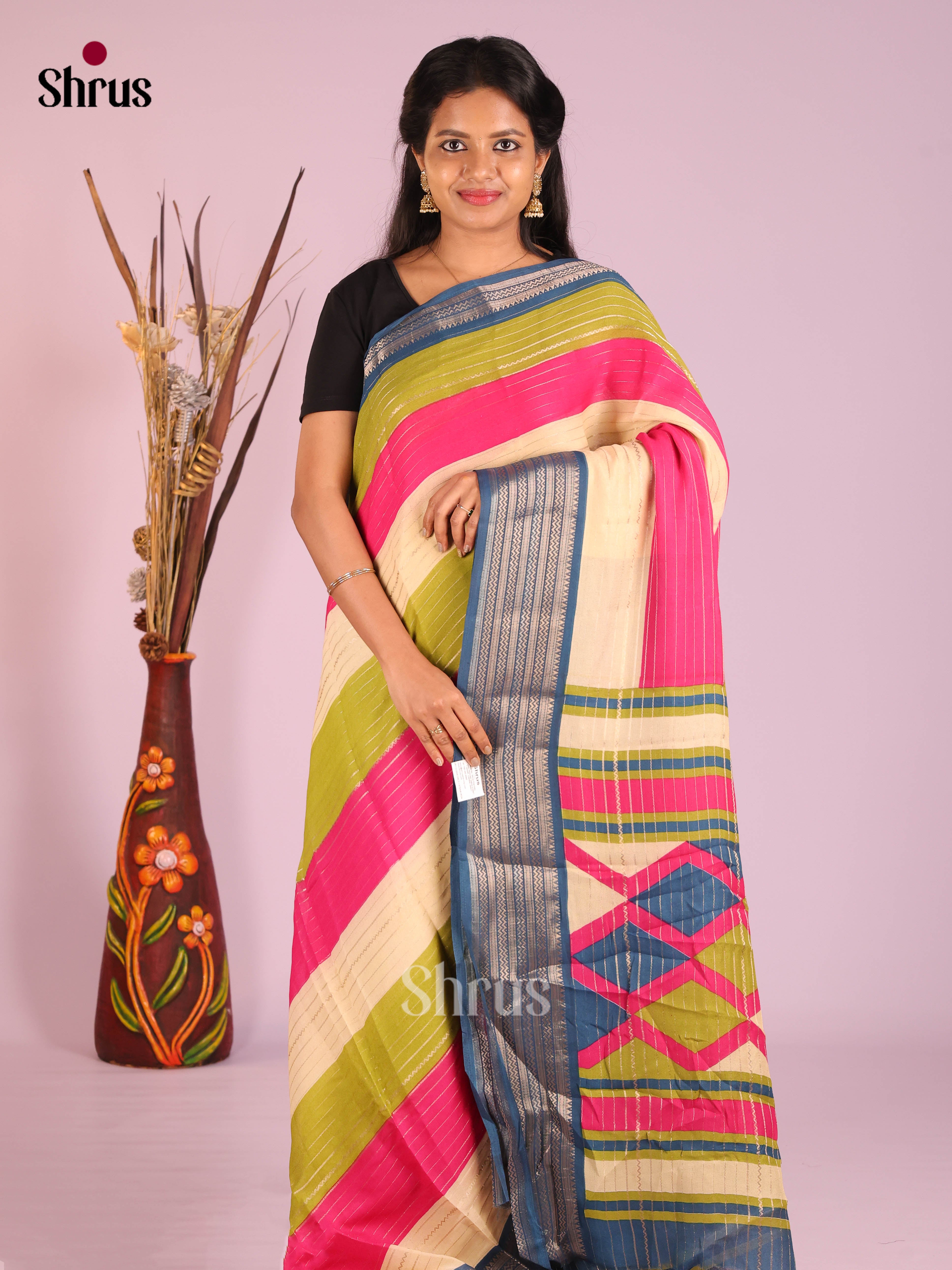 DIS10023 - Semi Mysoresilk Saree