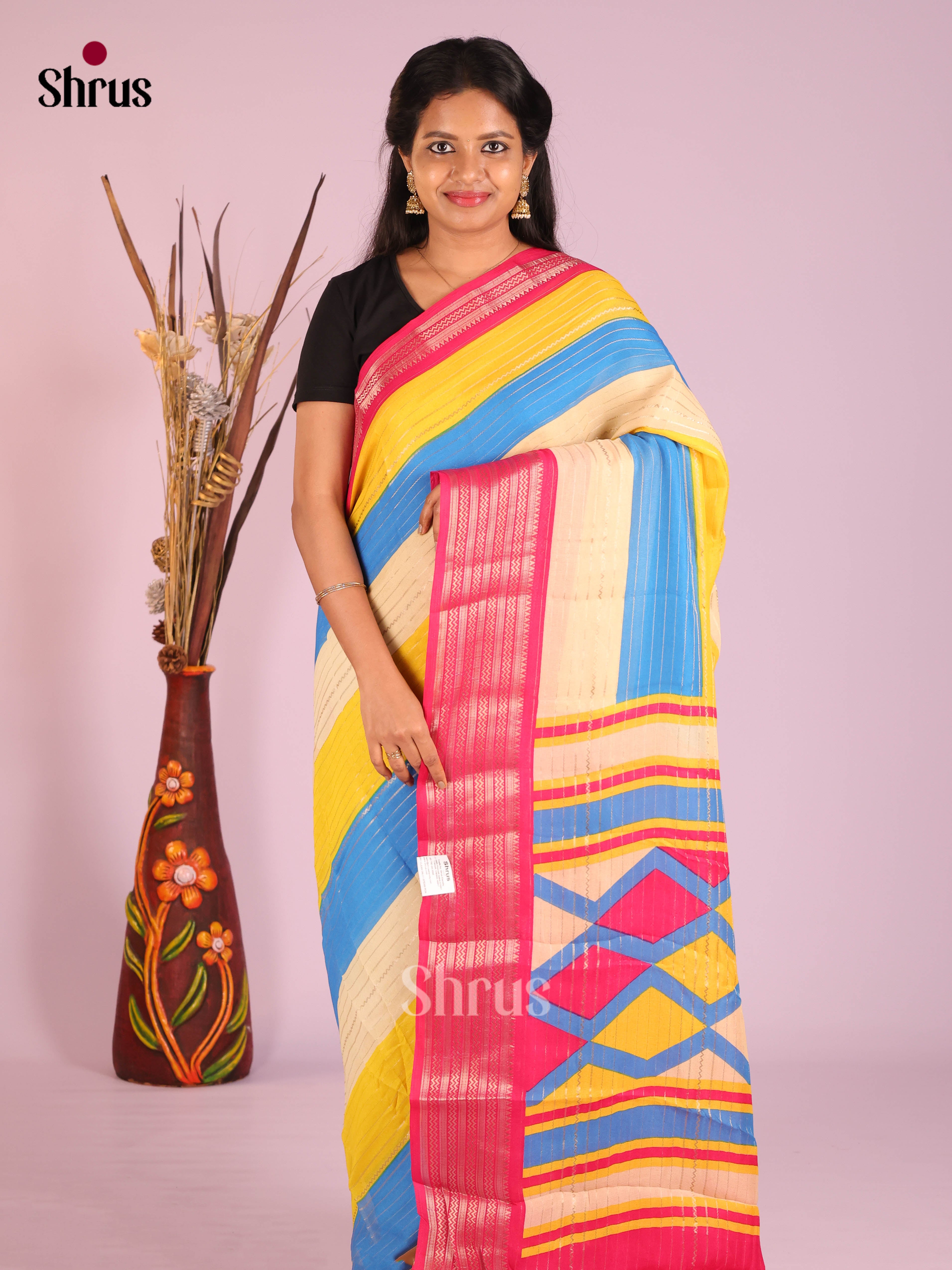 DIS10024 - Semi Mysoresilk Saree
