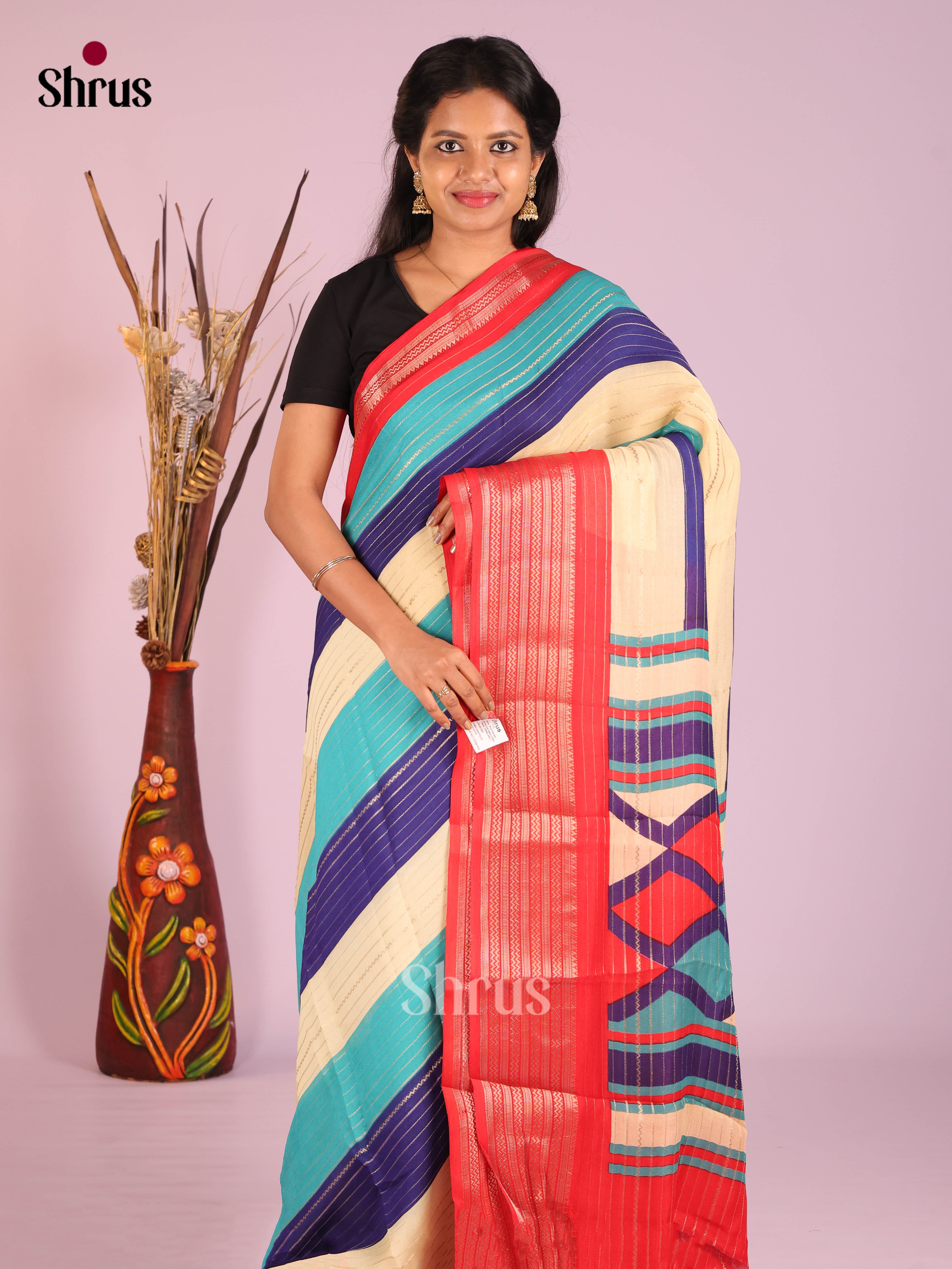 DIS10025 - Semi Mysoresilk Saree
