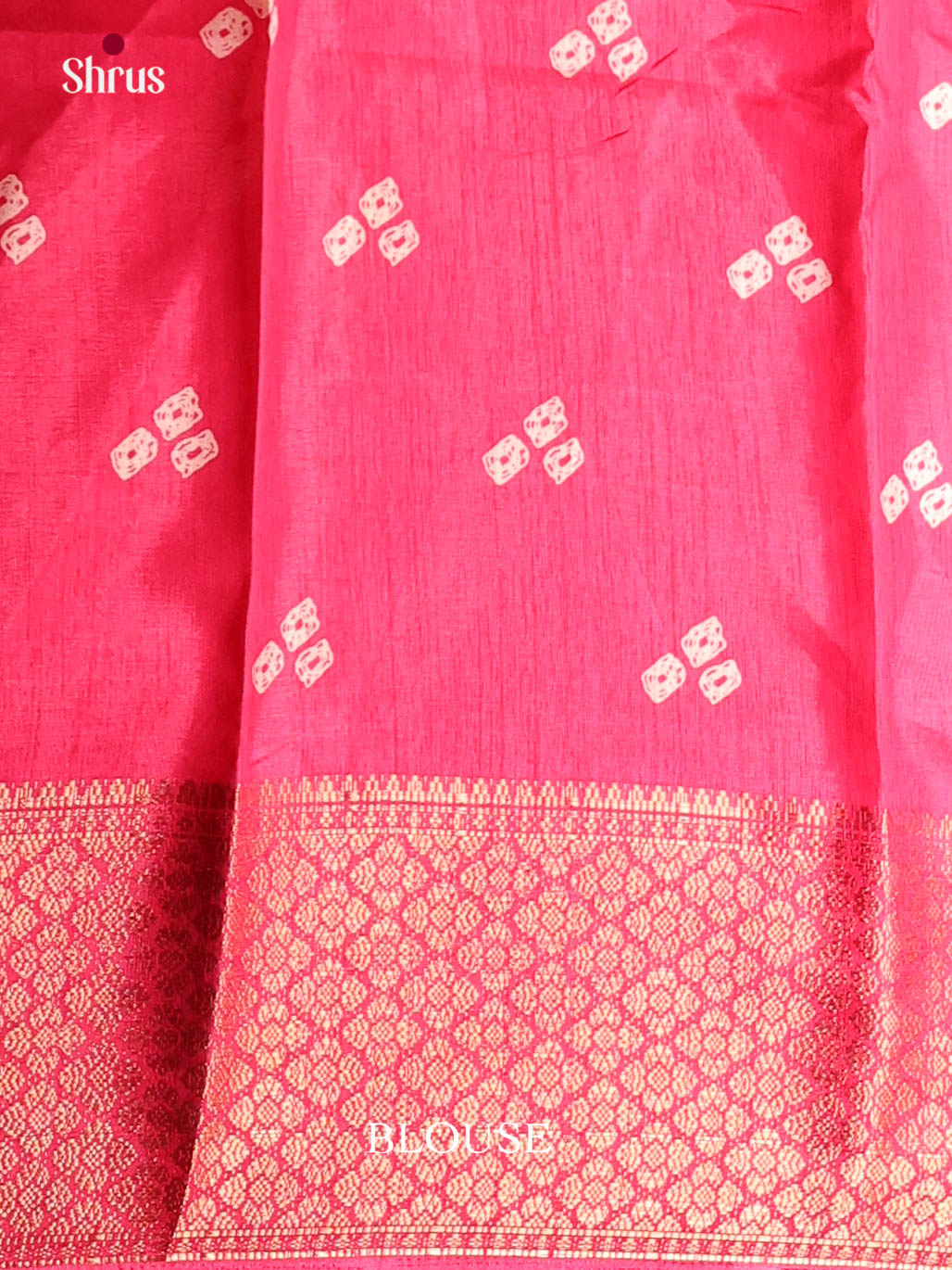 Pink - Semi Crepe Saree - Shop on Shrus.com