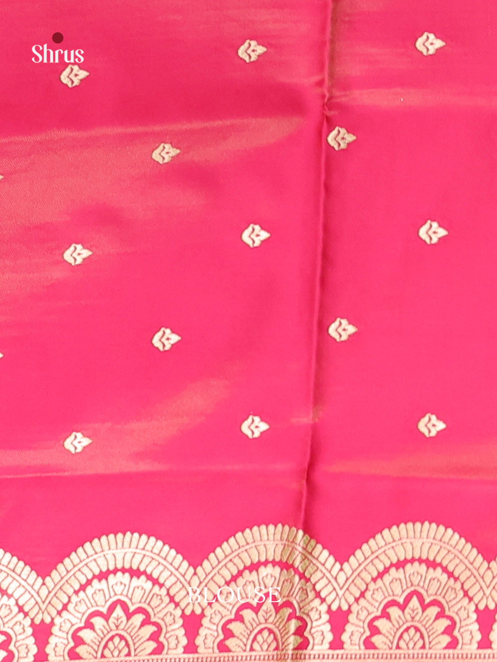 Green & Pink - Semi Softsilk Saree