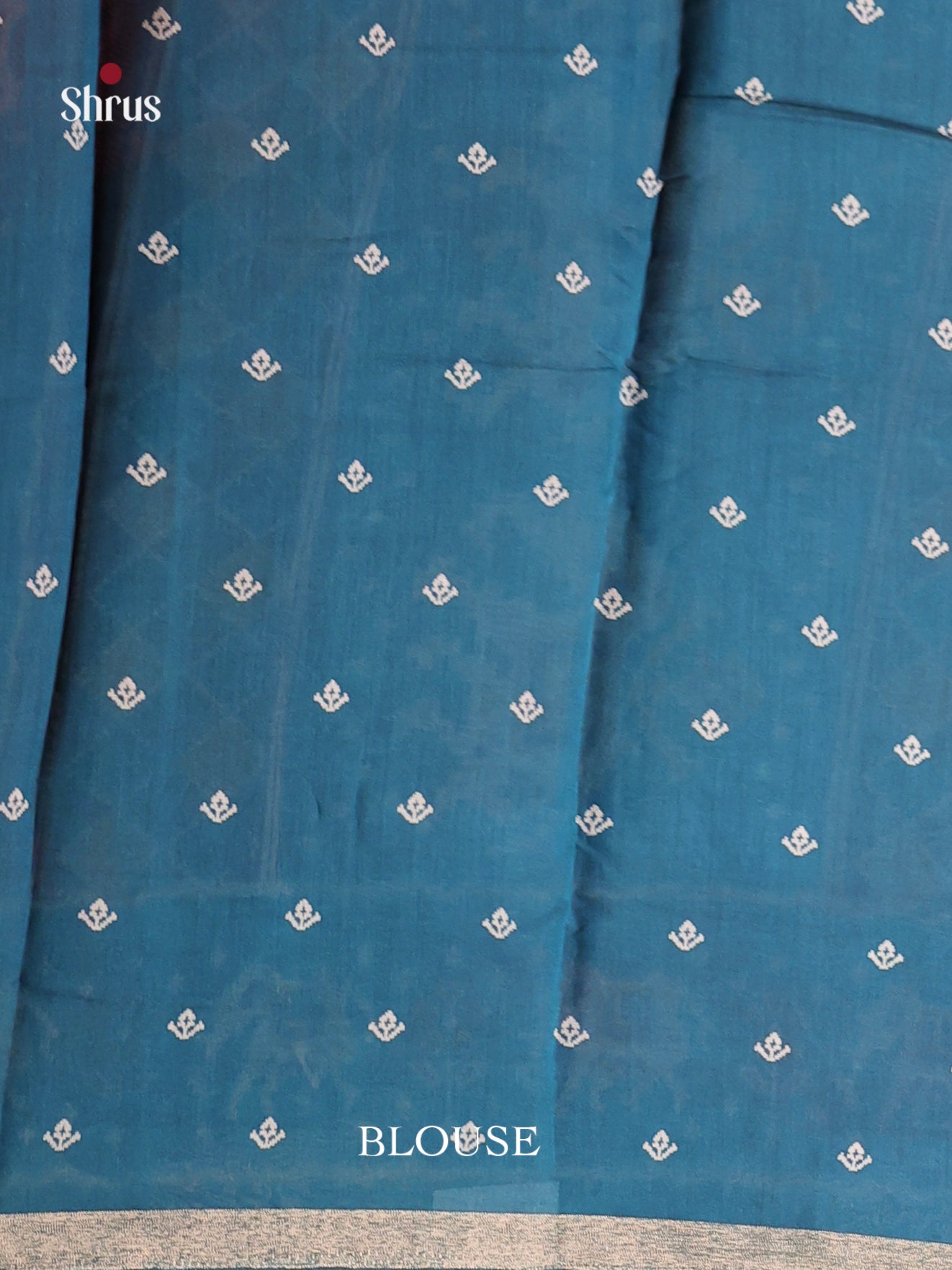 Maroon & Blue- Art Modal Saree