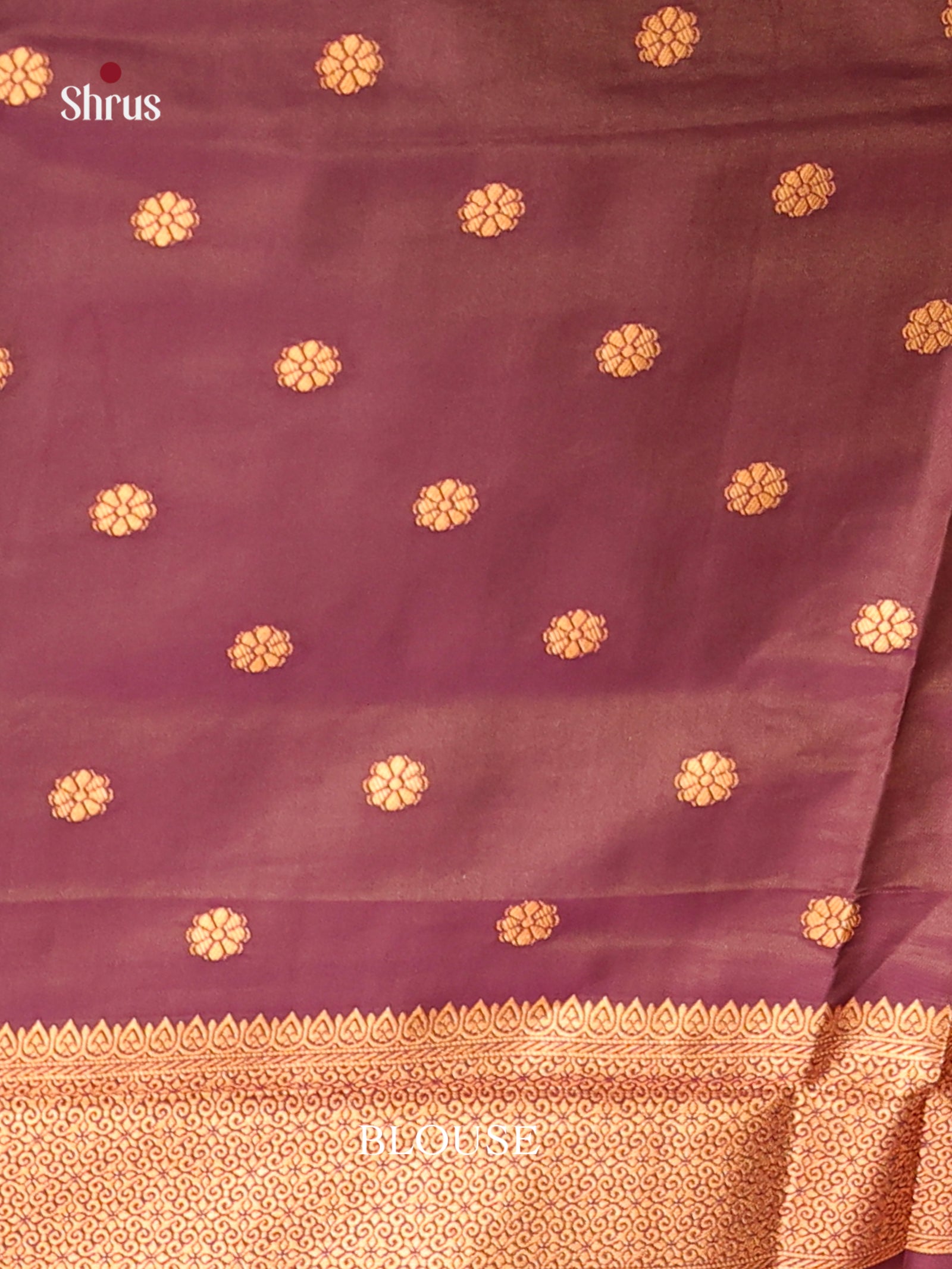 Brick & Brown - Semi Softsilk Saree