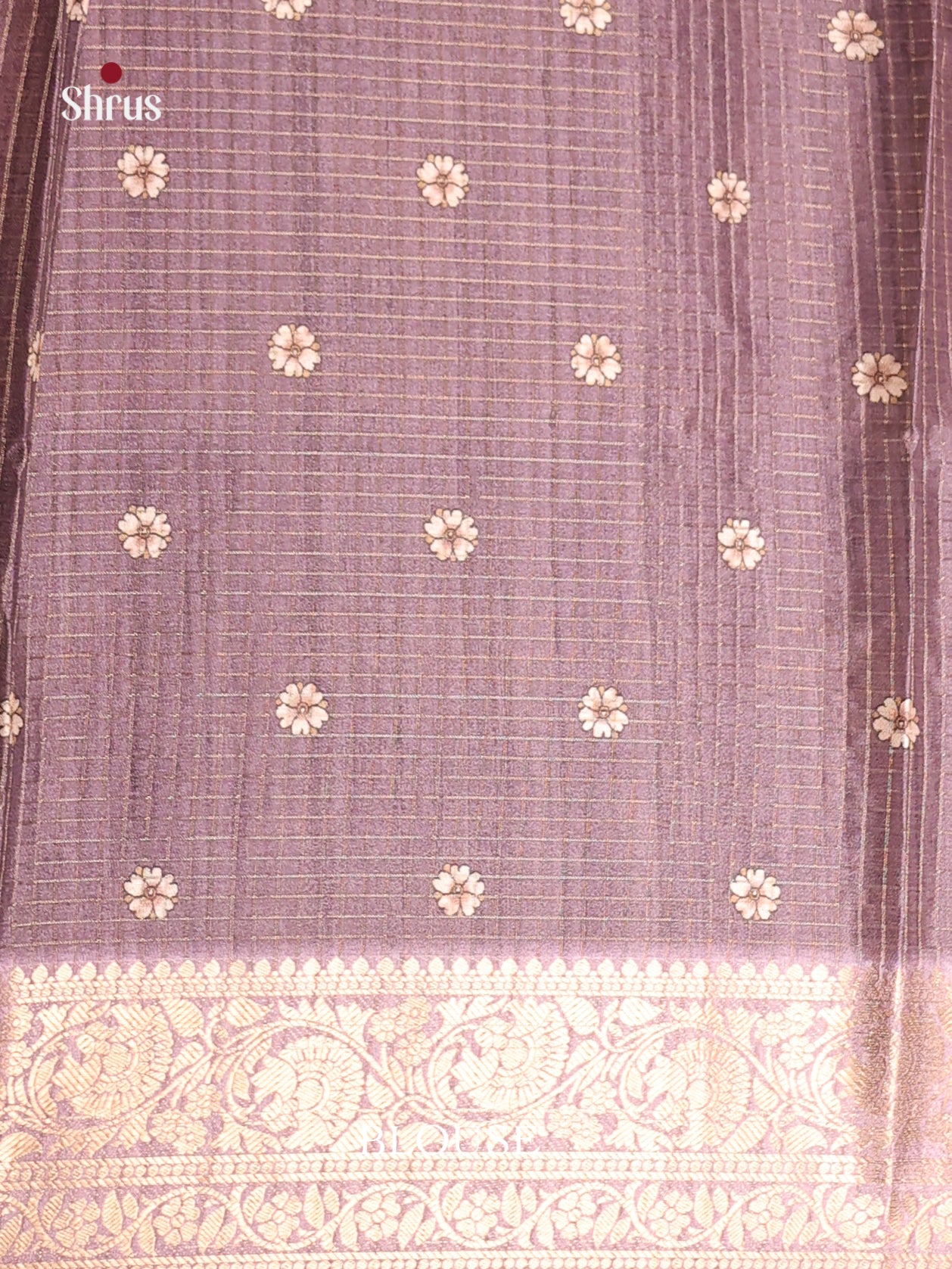 Pink & Purple - Semi Dola silk Saree