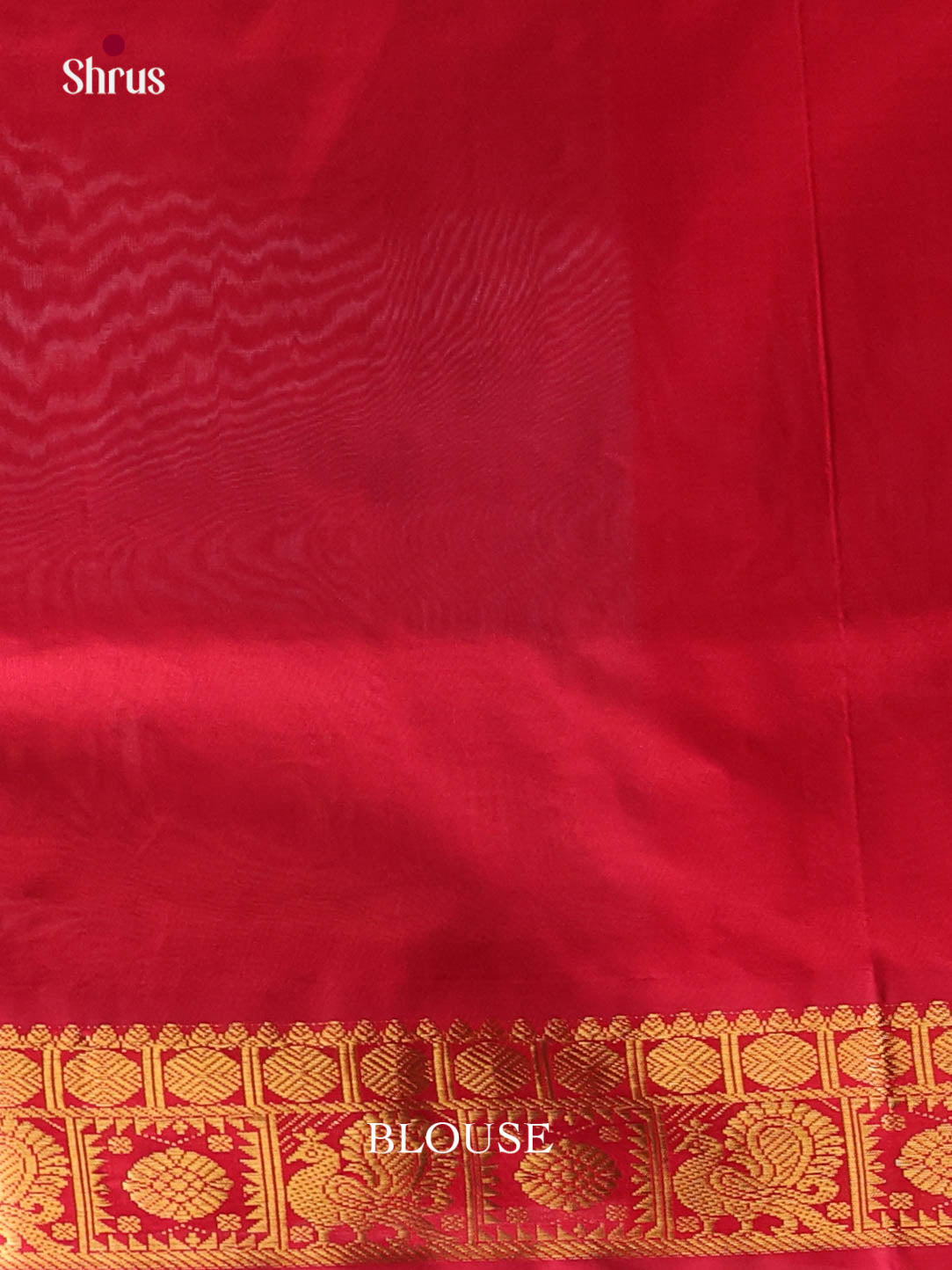 Grey & Red - Silkcotton-halfpure Saree