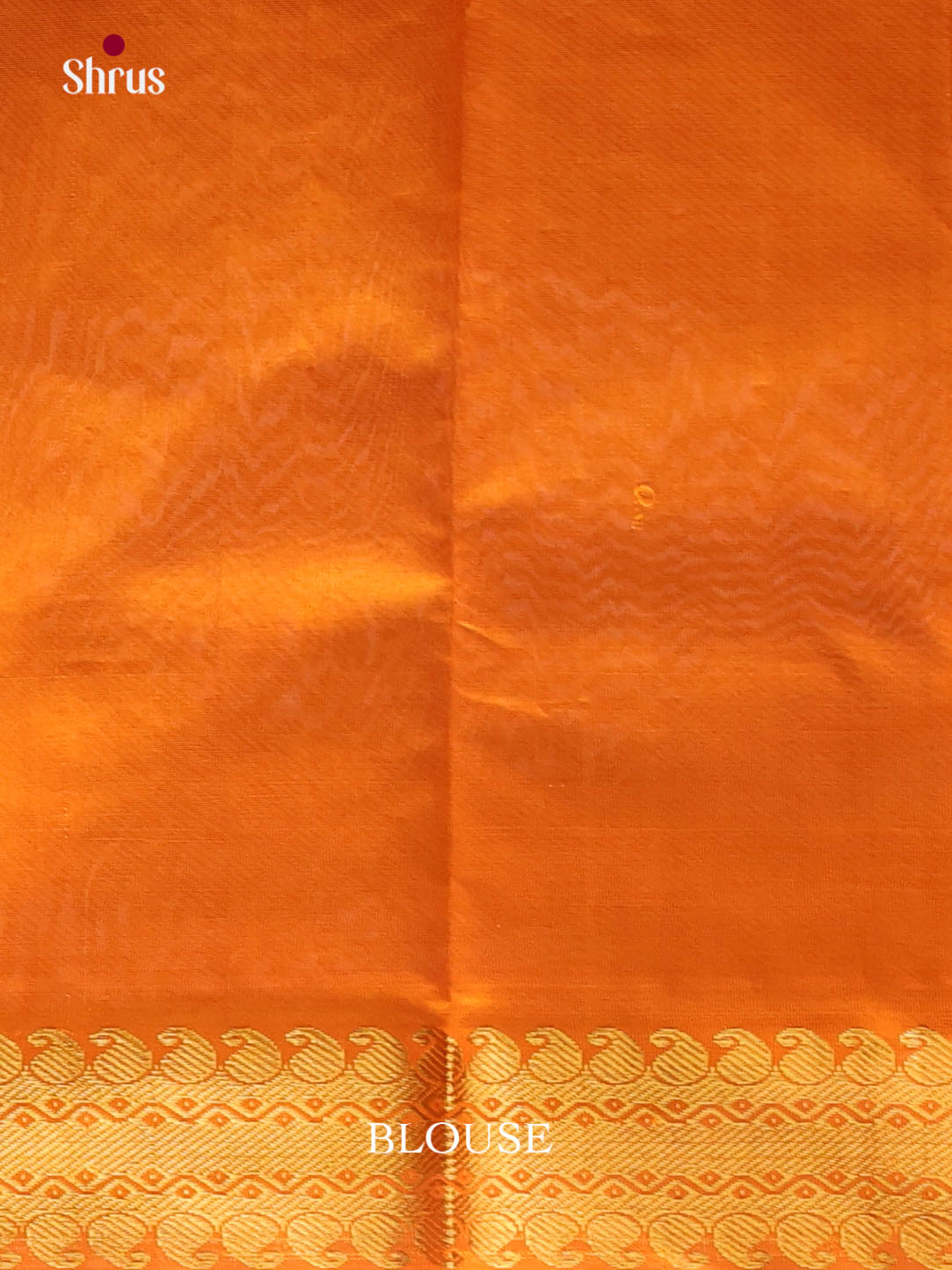 Green & Orange - Silkcotton-halfpure Saree - Shop on Shrus.com