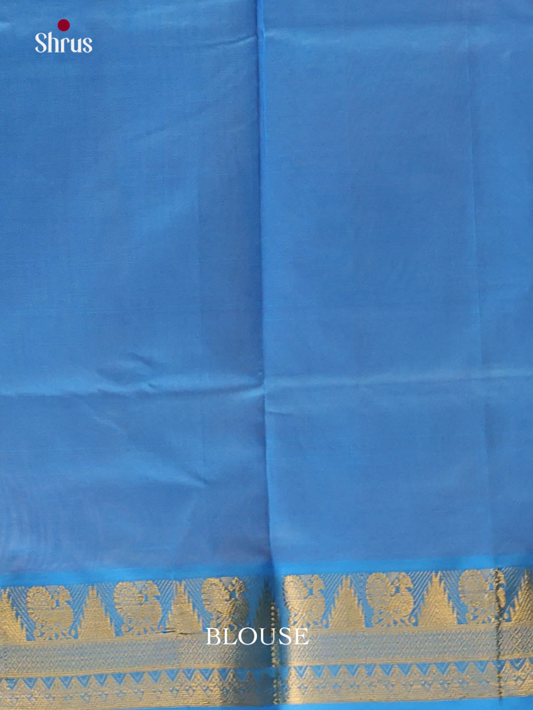 Yellow & Blue - Silkcotton-halfpure Saree 1
