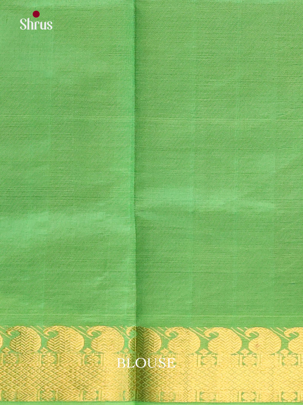 Purple & Green- Silkcotton-halfpure Saree - Shop on Shrus.com
