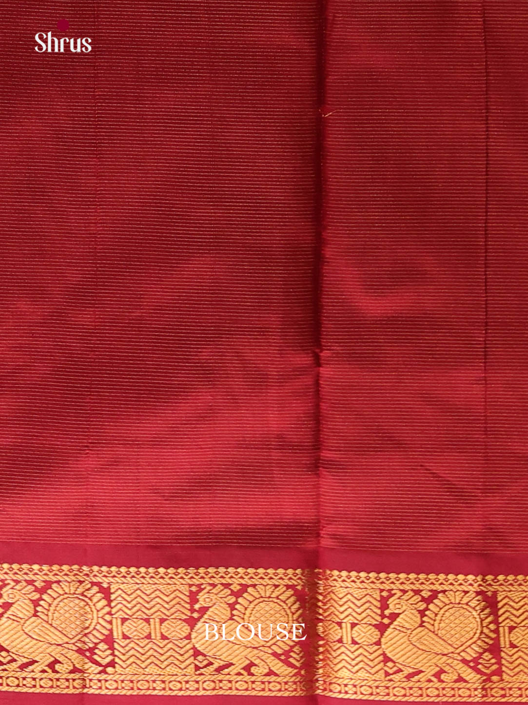 Green & Maroon - Silkcotton-halfpure Saree - Shop on Shrus.com