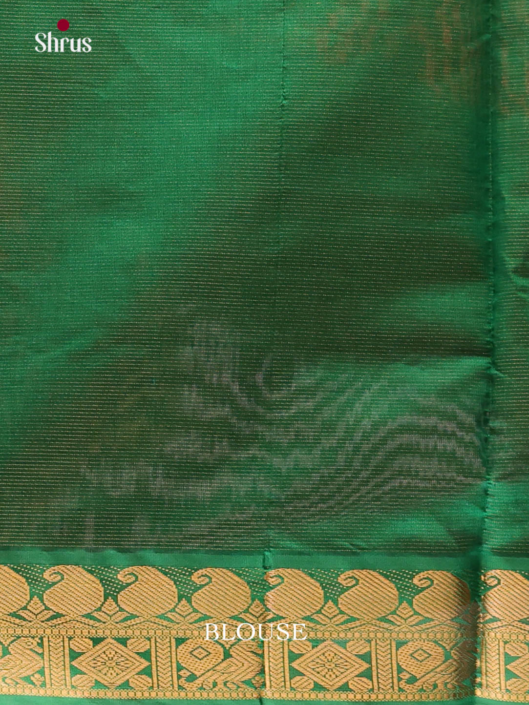 Maroon & Green - Silkcotton-halfpure Saree - Shop on Shrus.com