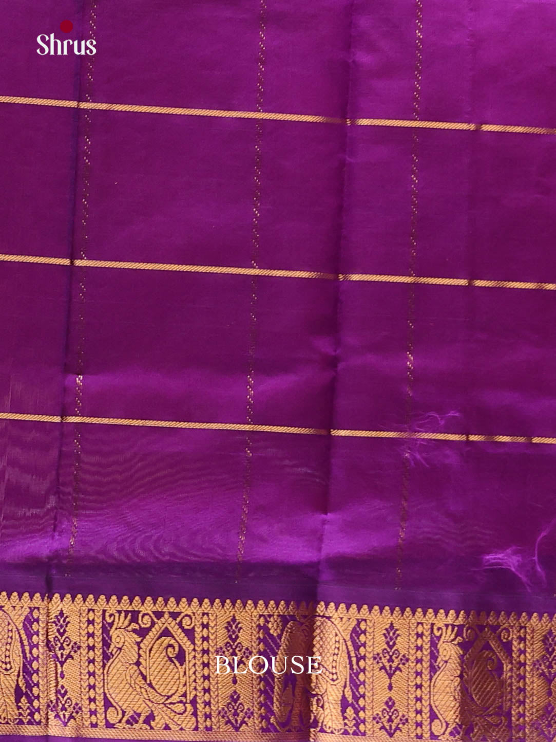 Pink & Violet - Silkcotton-halfpure Saree - Shop on Shrus.com