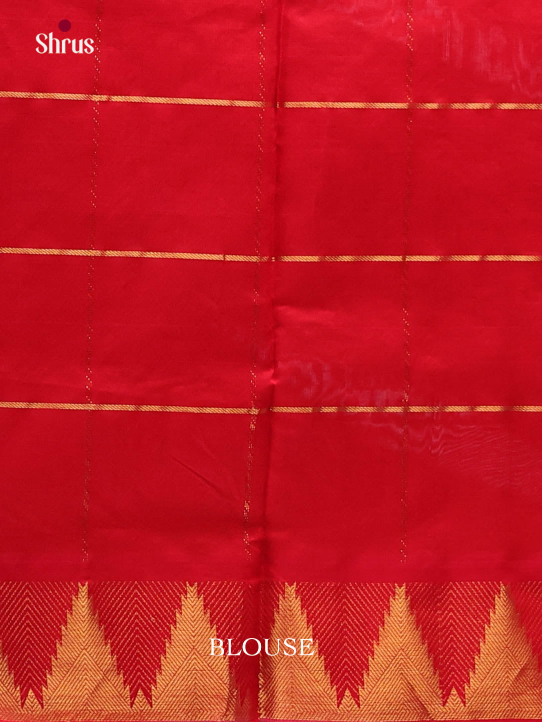 Orange & Red - Silkcotton-halfpure Saree 1