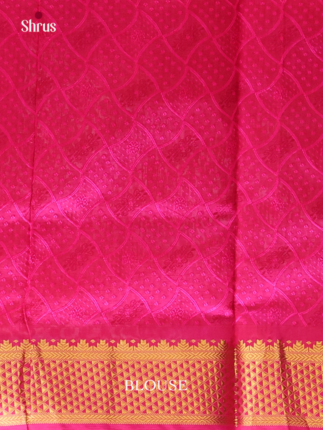 Green & Pink - Silkcotton-halfpure Saree - Shop on Shrus.com