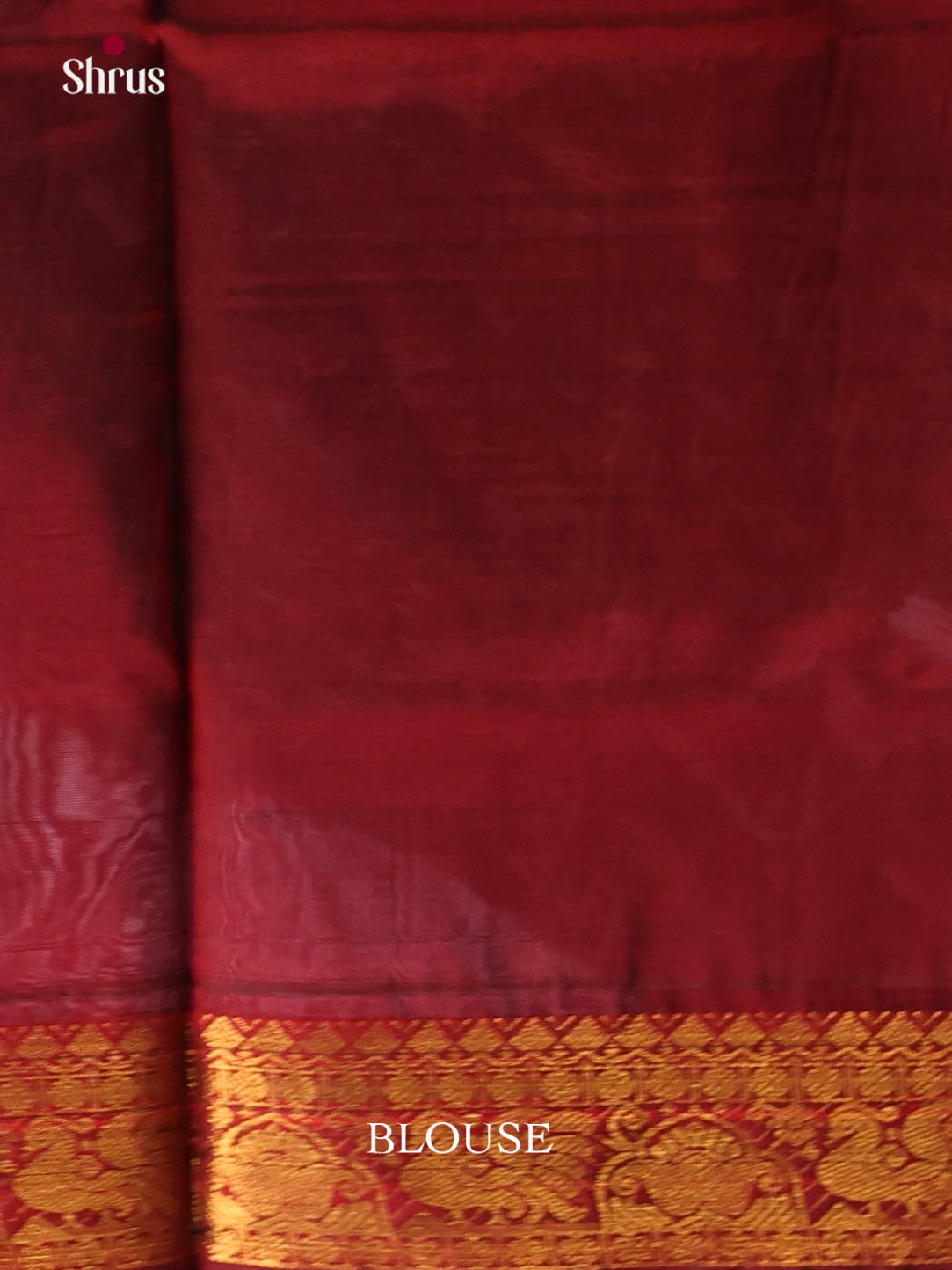 Violet & Maroon - Silkcotton-Halfpure 9Yards Saree