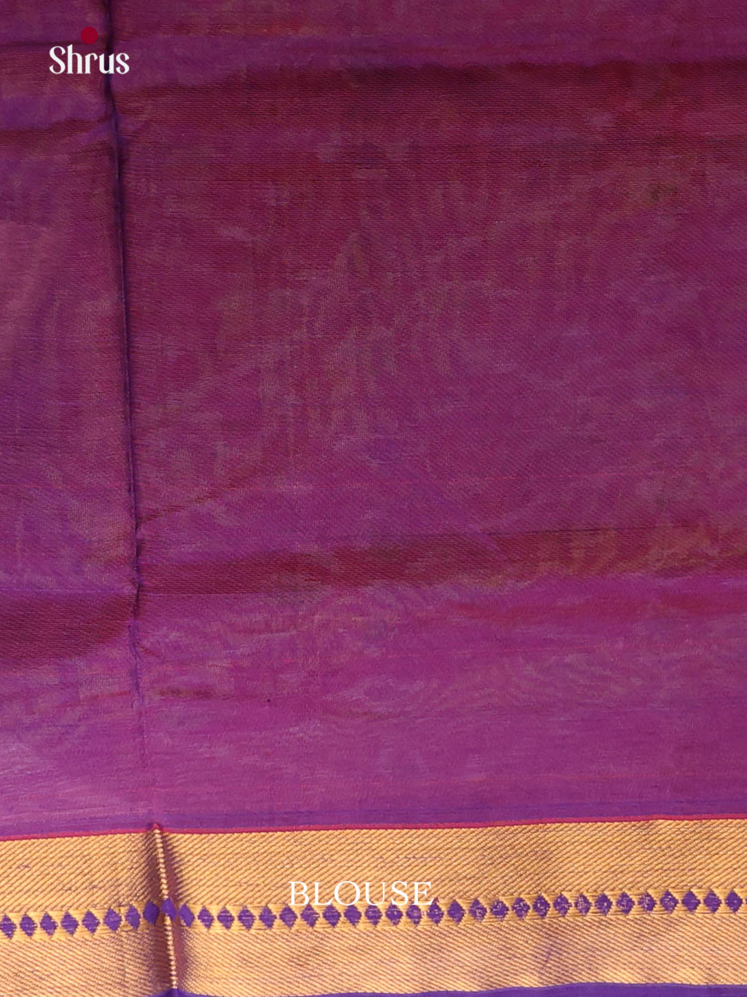 Mustard & Violet- Silkcotton-Halfpure 9Yards Saree 1