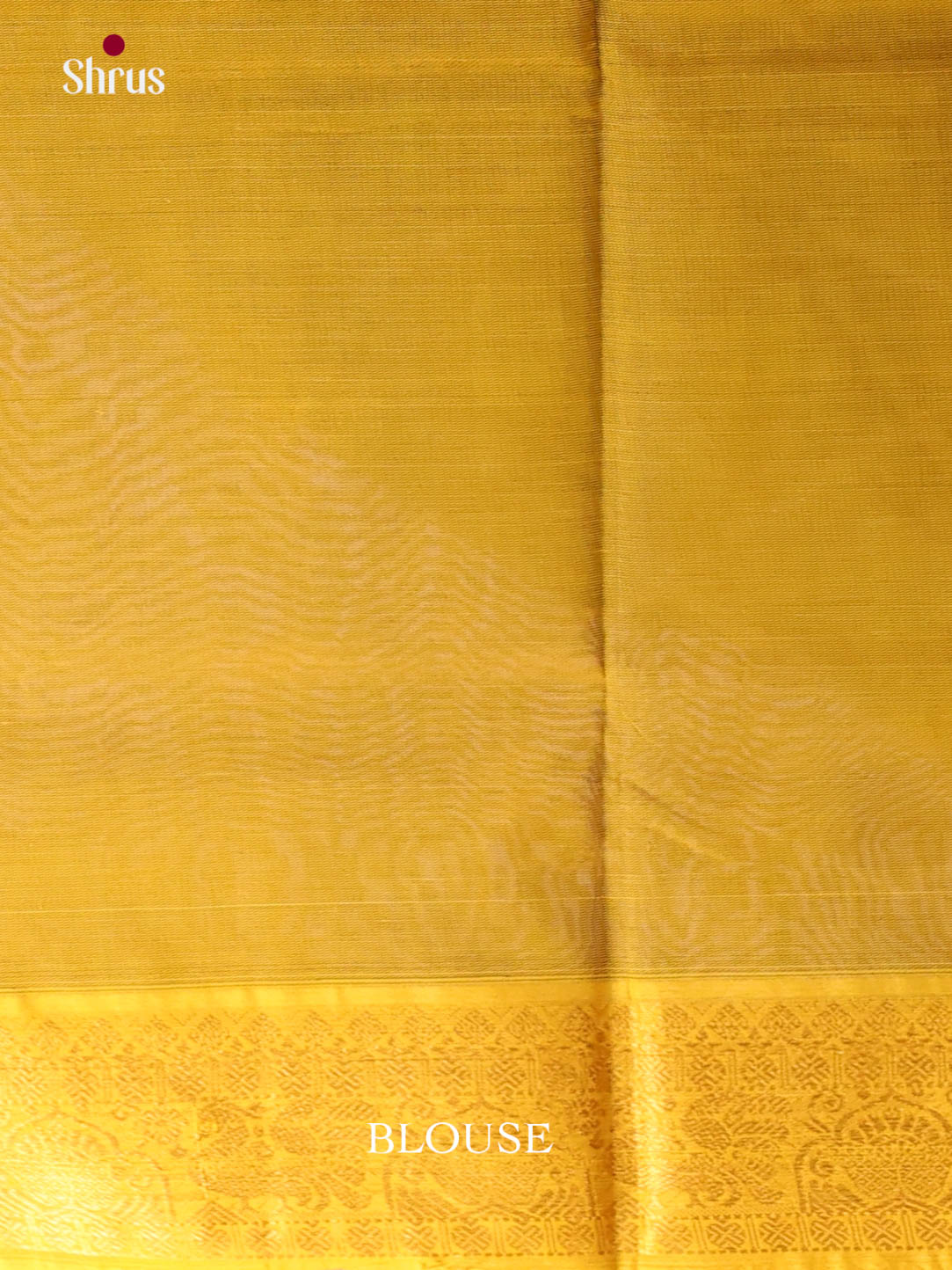 Blue & Mustard- Silkcotton-Halfpure 9Yards Saree