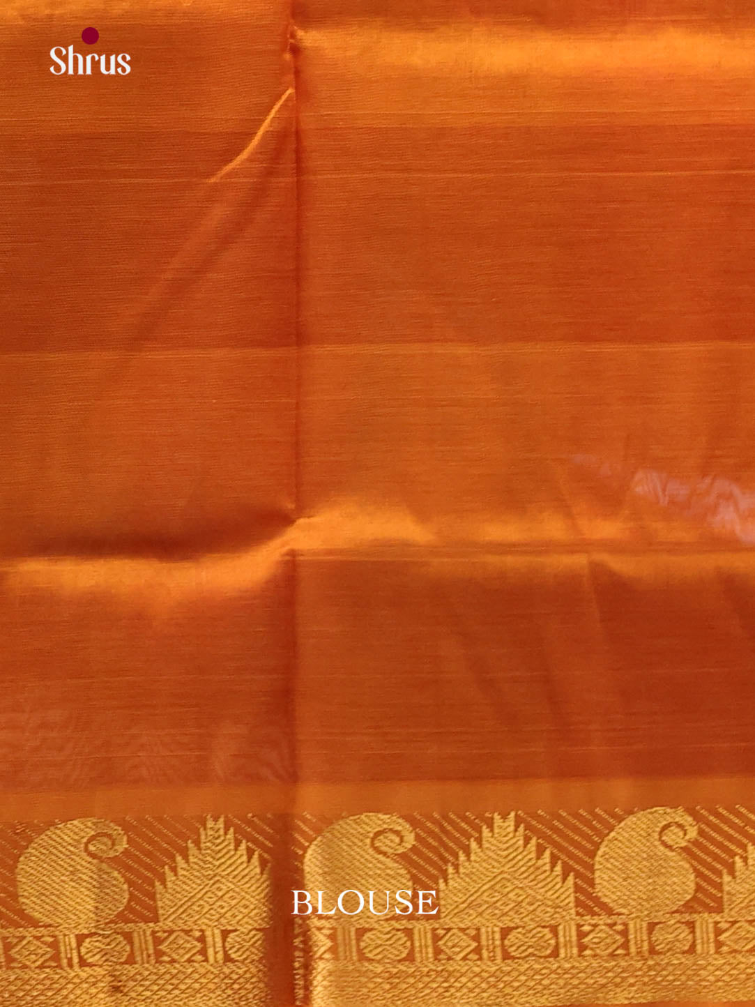 Radiant Mustard & Maroon Checked Silk Cotton Saree With Zari Border & Pallu 1